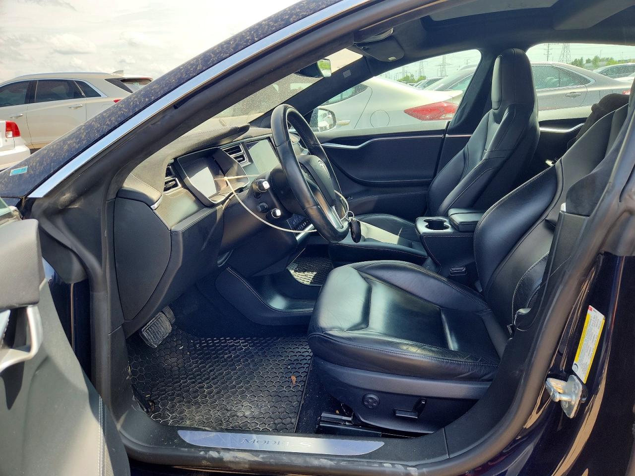 2015 Tesla Model S 85d Blue vin: 5YJSA1H25FF086899