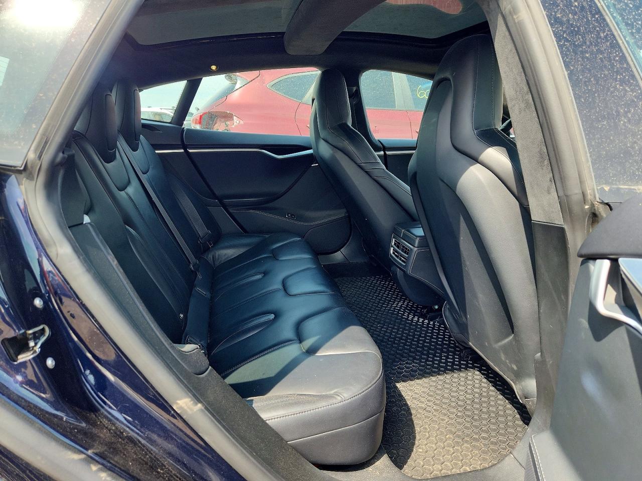 2015 Tesla Model S 85d Blue vin: 5YJSA1H25FF086899