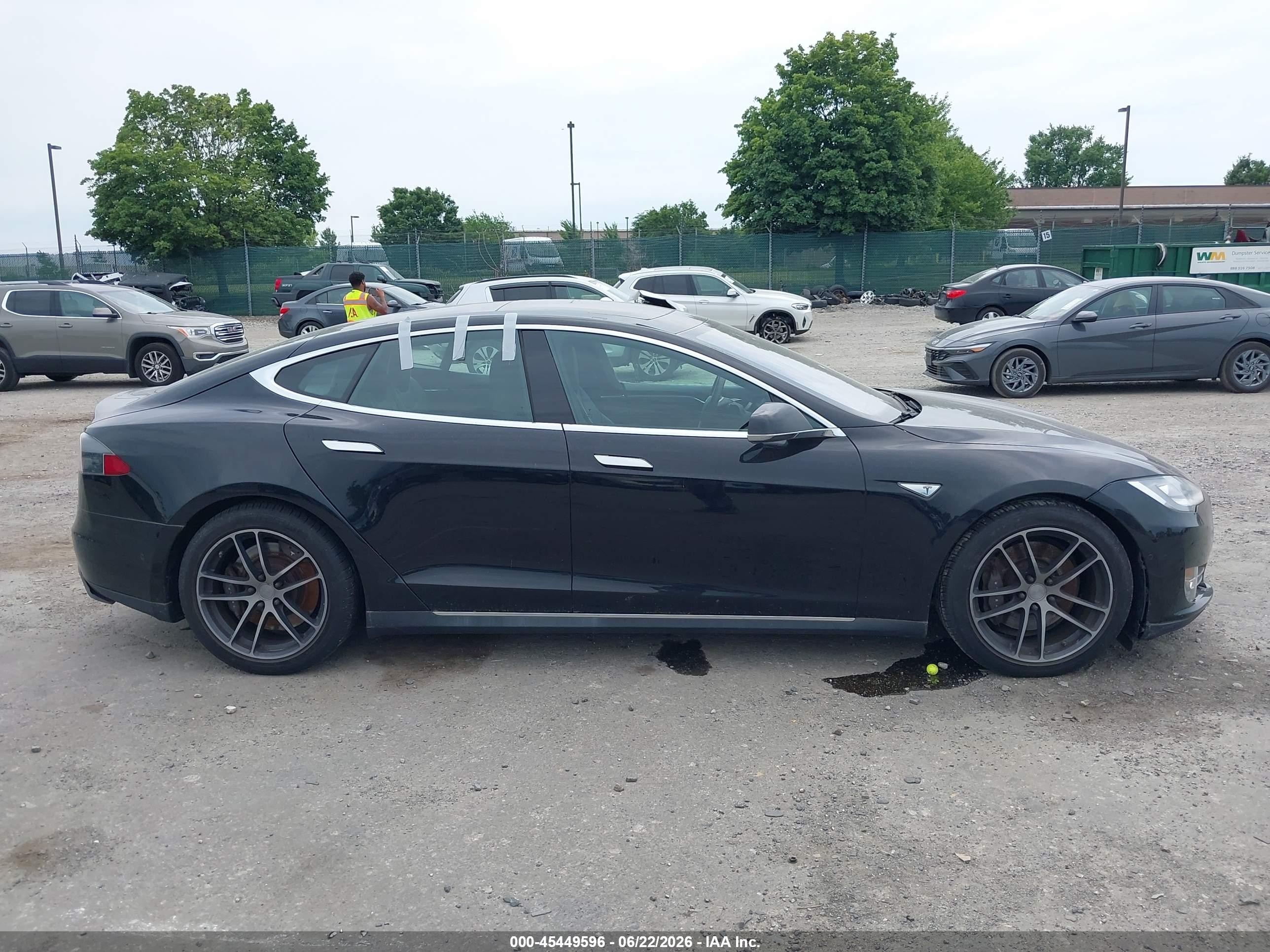 2015 Tesla Model S 70d/85d/p85d Black vin: 5YJSA1H26FF093988