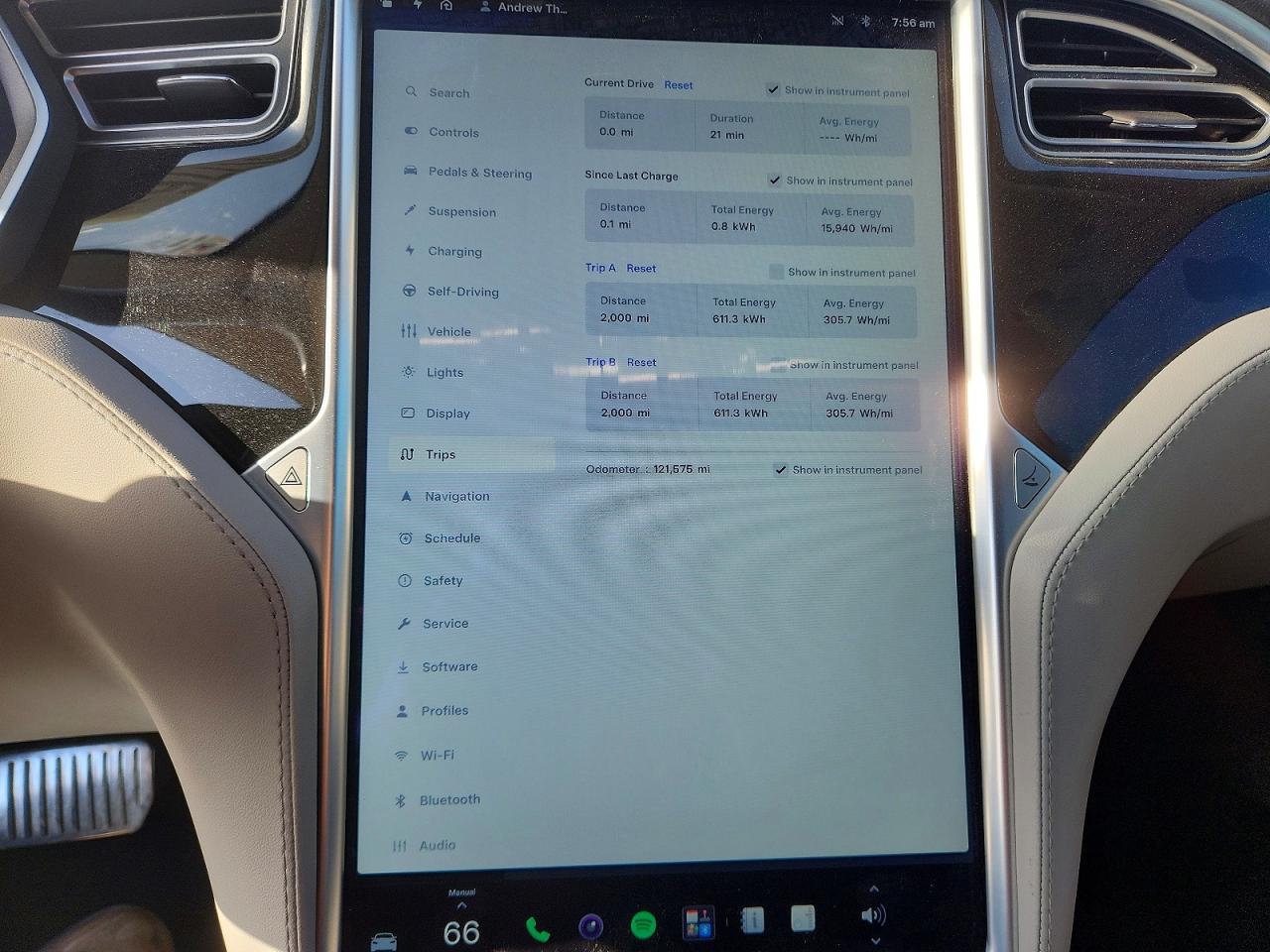 2015 Tesla Model S 85d White vin: 5YJSA1H26FFP78010