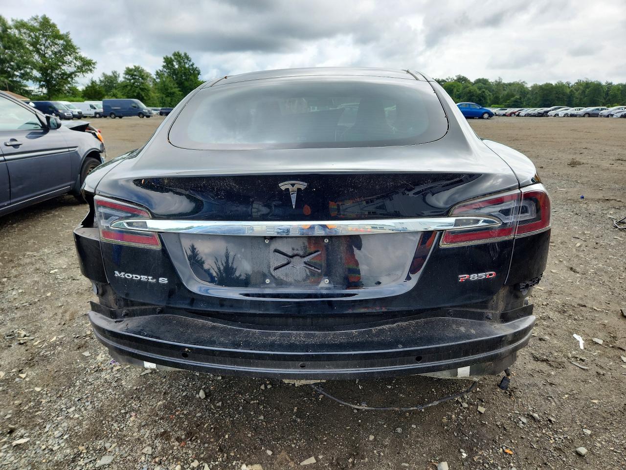 2014 Tesla Model S Black vin: 5YJSA1H27EFP66110