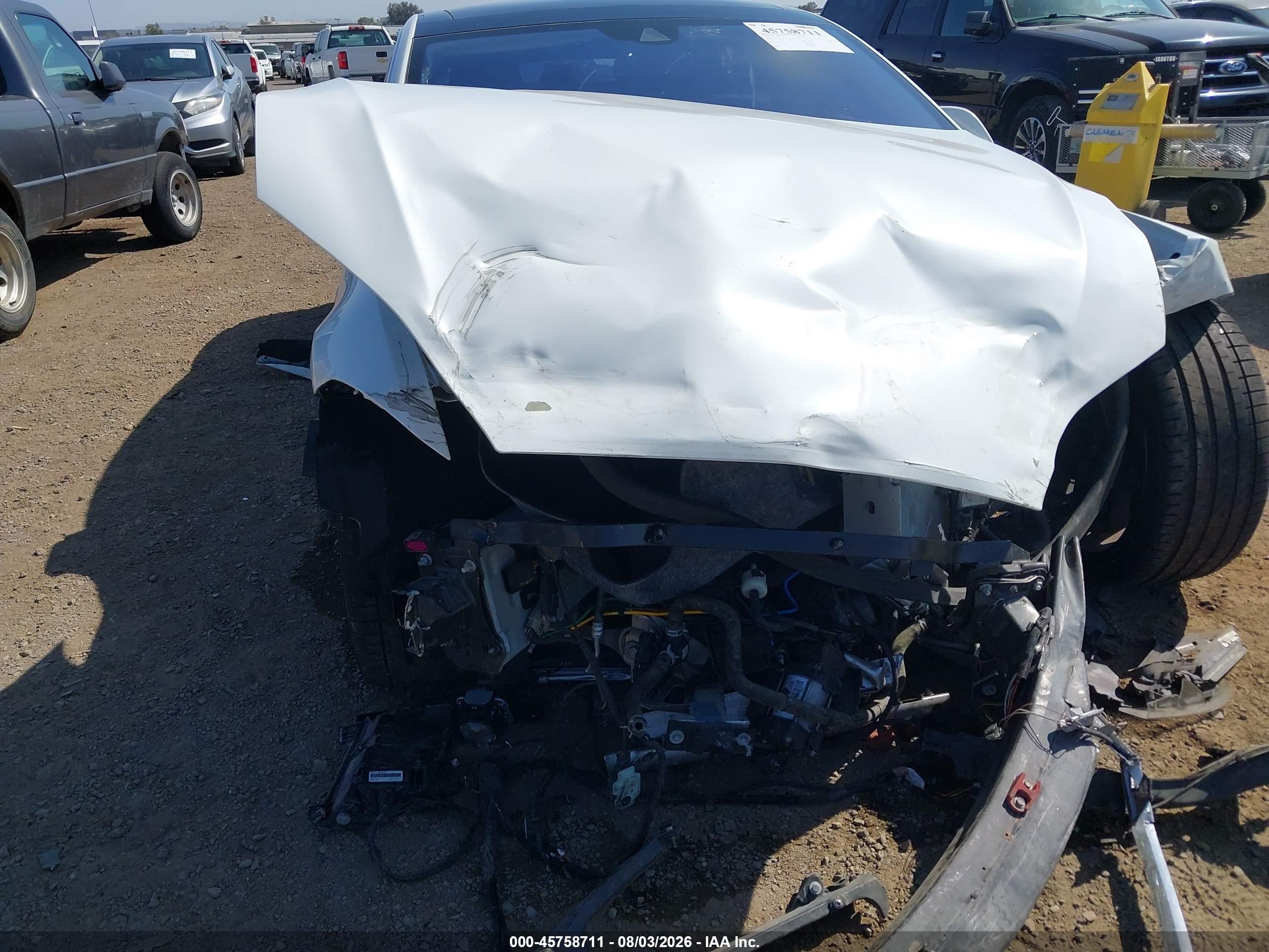 2014 Tesla Model S P85d White vin: 5YJSA1H28EFP67508