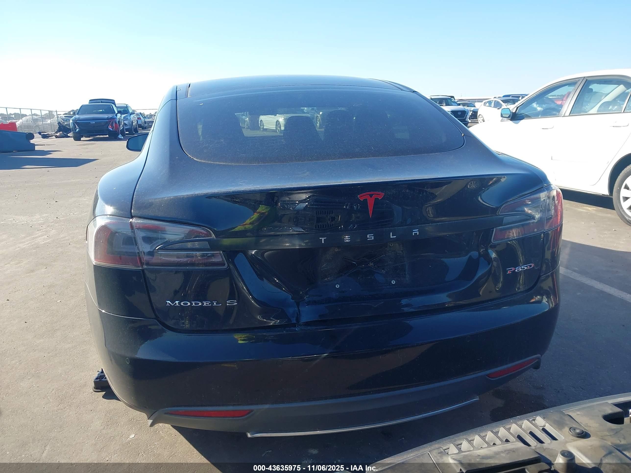 2015 Tesla Model S 70d/85d/p85d Черный vin: 5YJSA1H28FFP77263