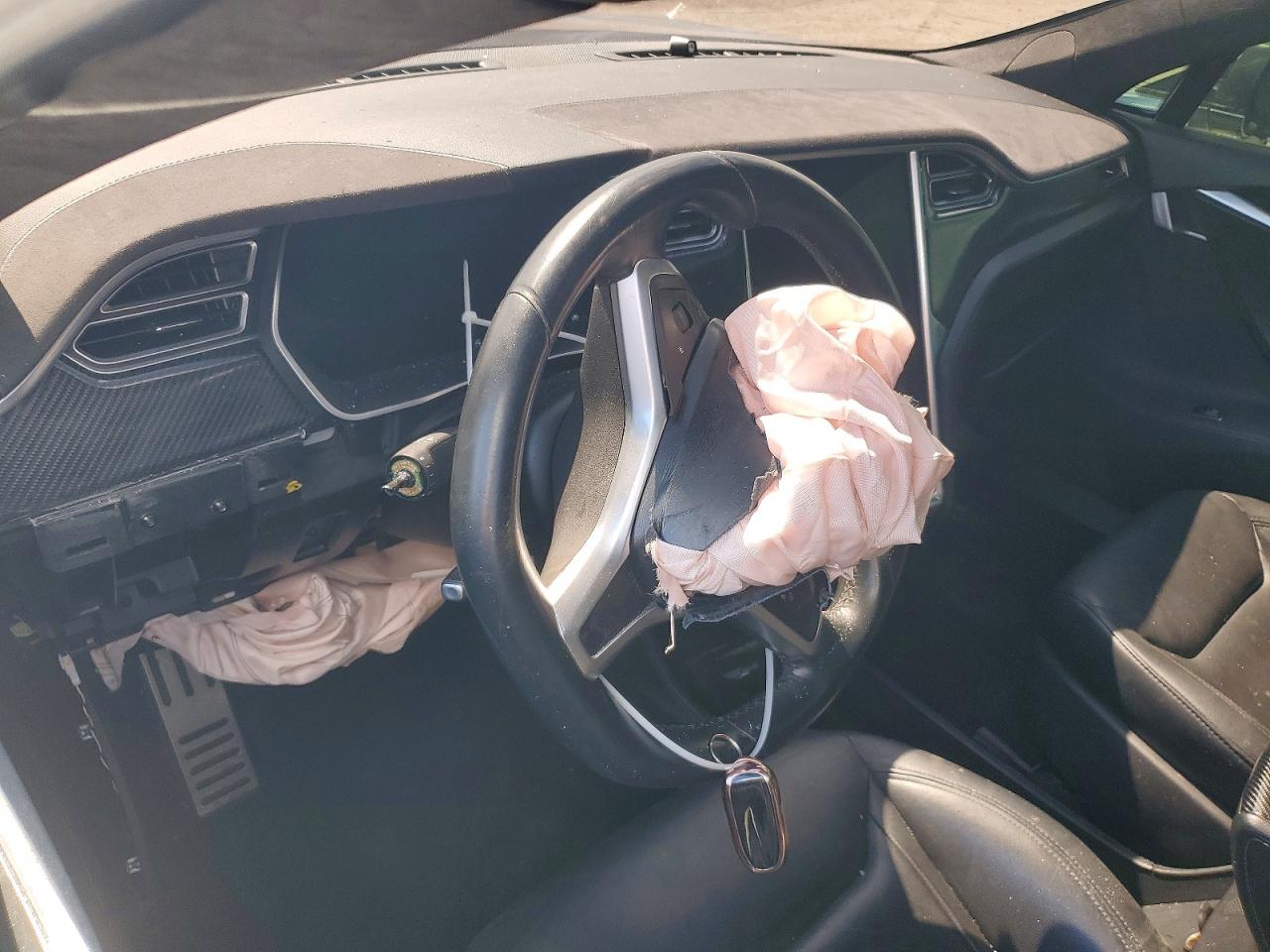 2015 Tesla Model S 85d Gray vin: 5YJSA1H29FF098649