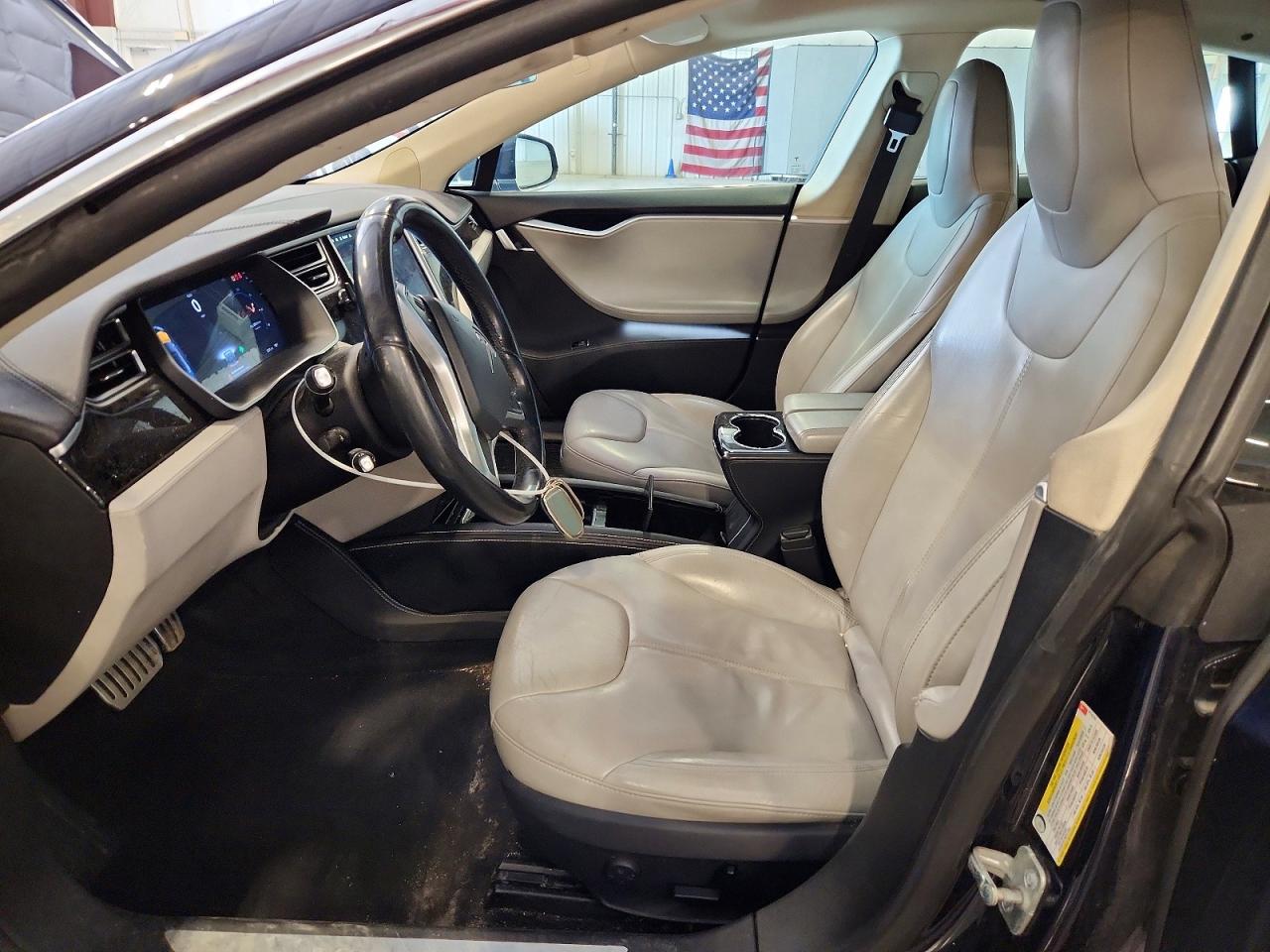 2015 Tesla Model S 85d Blue vin: 5YJSA1H29FFP74792