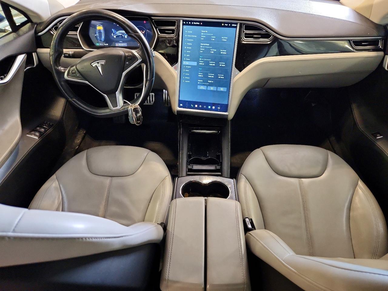 2015 Tesla Model S 85d Blue vin: 5YJSA1H29FFP74792