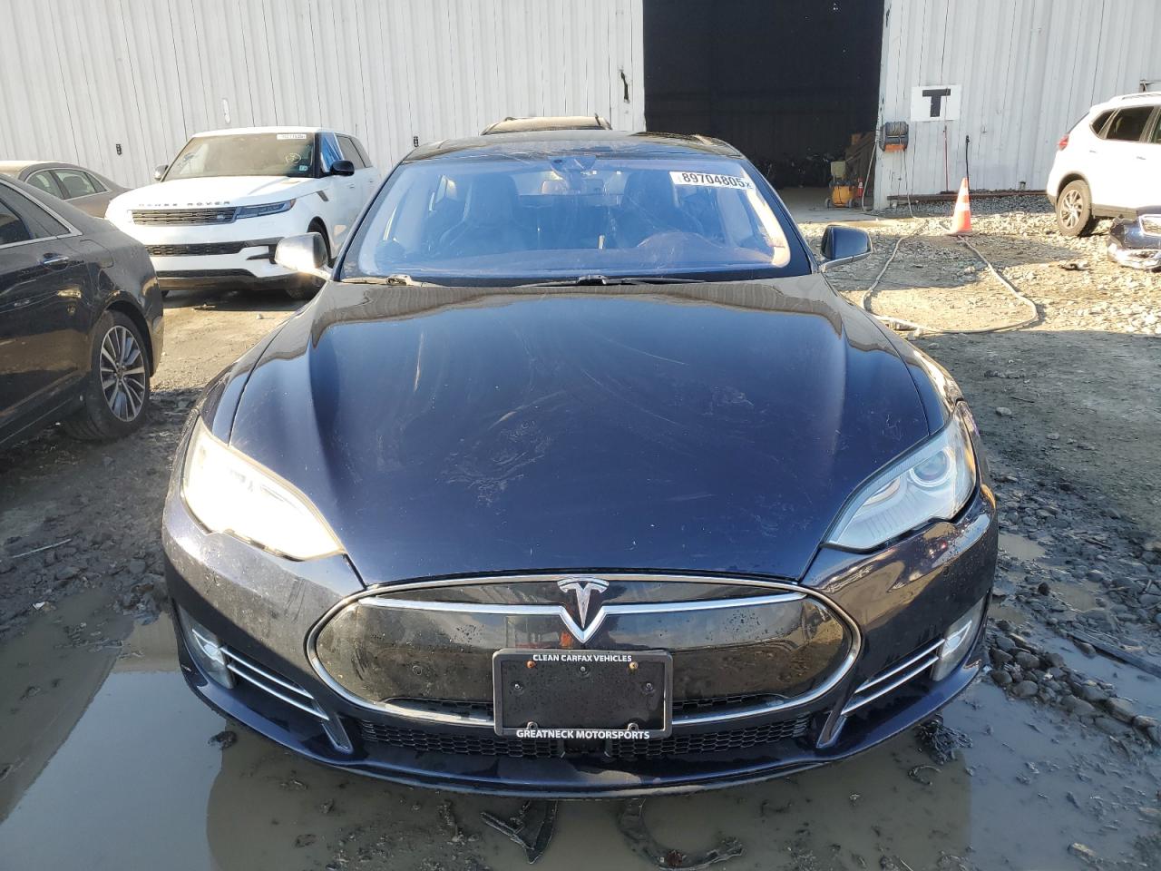 2015 Tesla Model S 85d Blue vin: 5YJSA1H2XFF084033