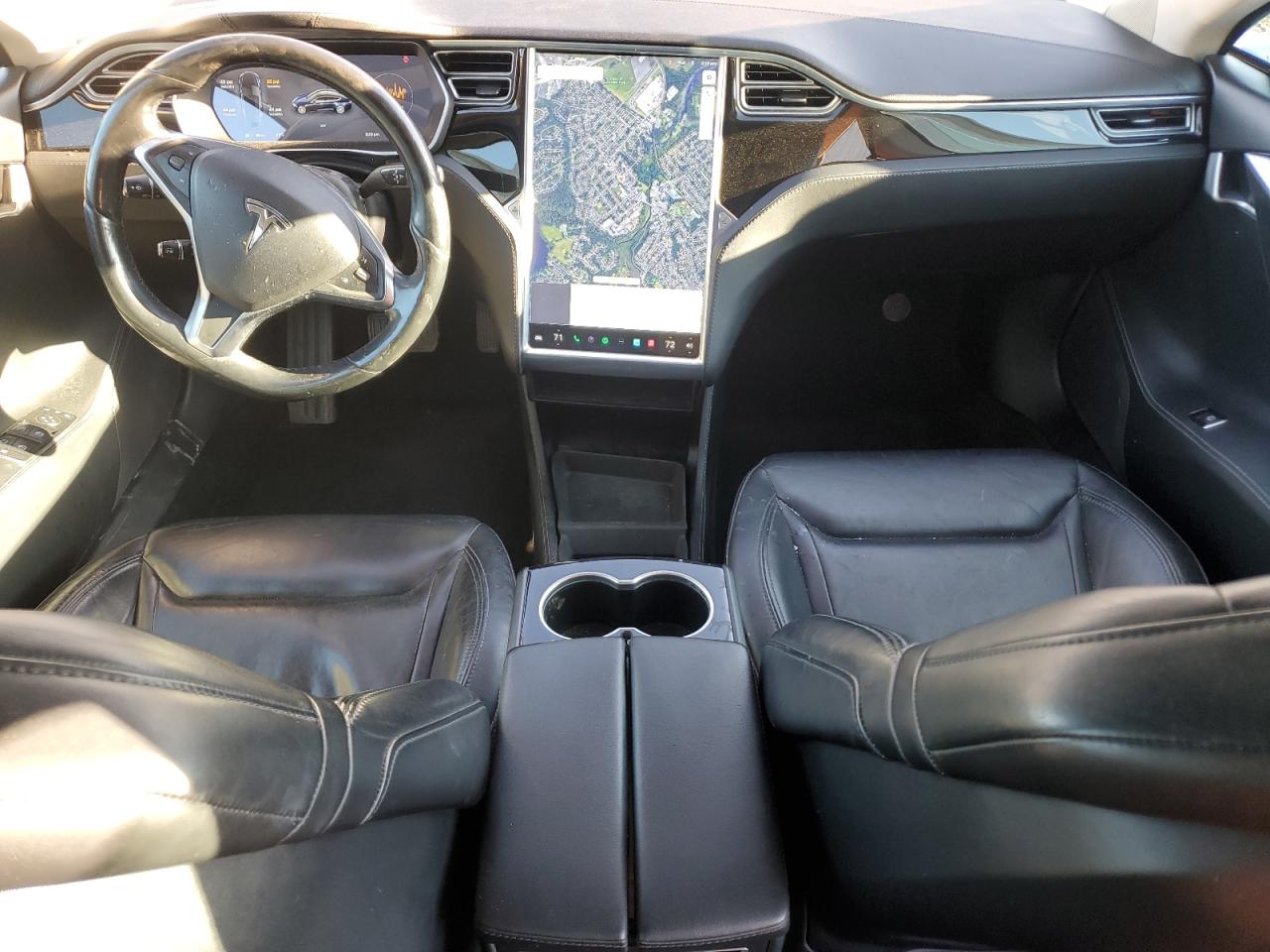 2015 Tesla Model S 85d Blue vin: 5YJSA1H2XFF084033