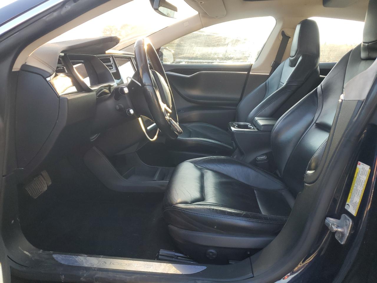 2015 Tesla Model S 85d Blue vin: 5YJSA1H2XFF084033