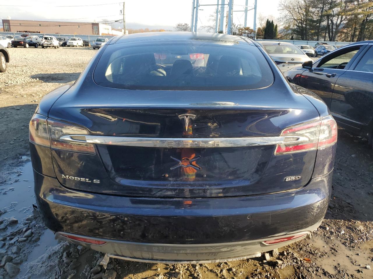 2015 Tesla Model S 85d Blue vin: 5YJSA1H2XFF084033