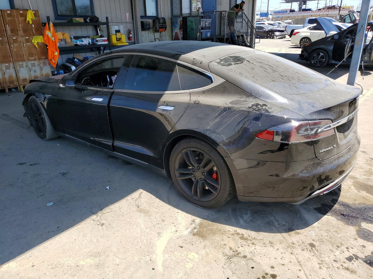 2015 Tesla Model S P85d Черный vin: 5YJSA1H40FF086875
