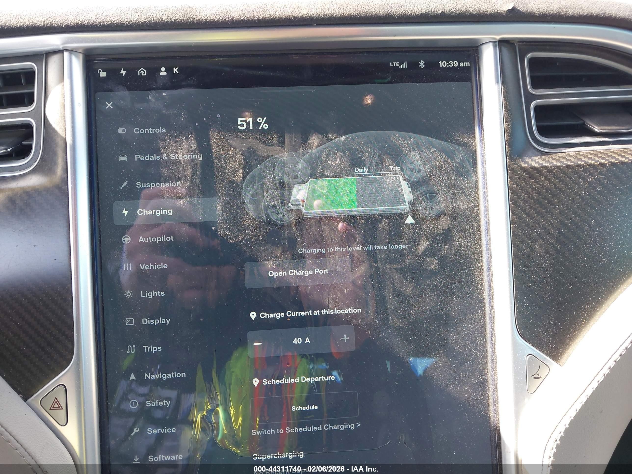 2015 Tesla Model S 85d/p85d Серебряный vin: 5YJSA1H45FF081140
