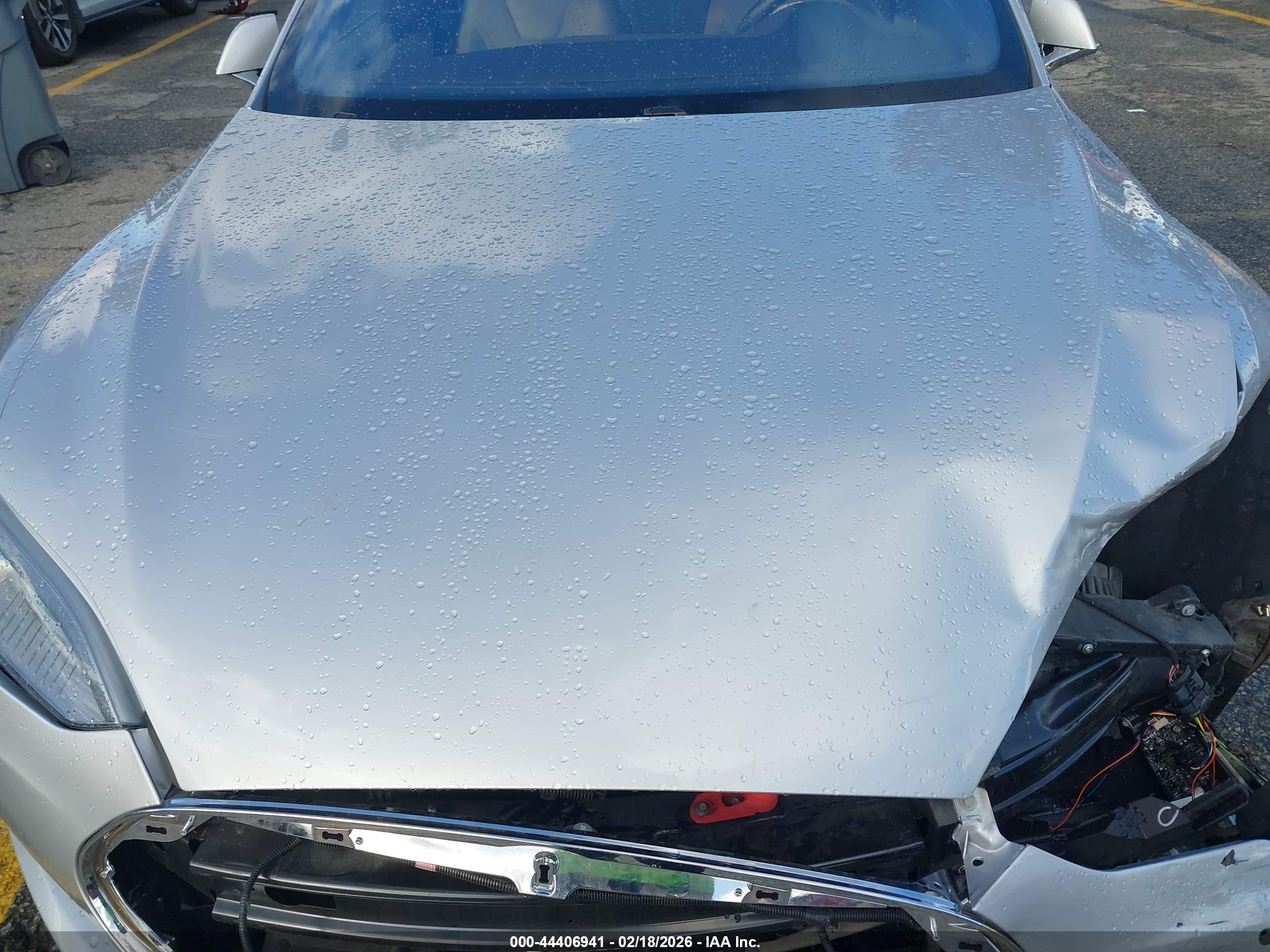2015 Tesla Model S 85d/p85d Silver vin: 5YJSA1H47FF085089