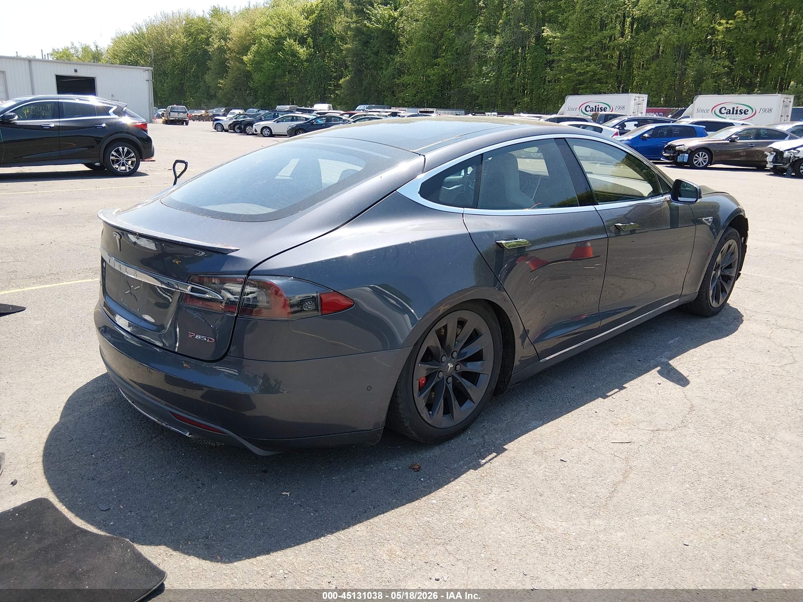 2015 Tesla Model S 85d/p85d Серый vin: 5YJSA1H49FF092867