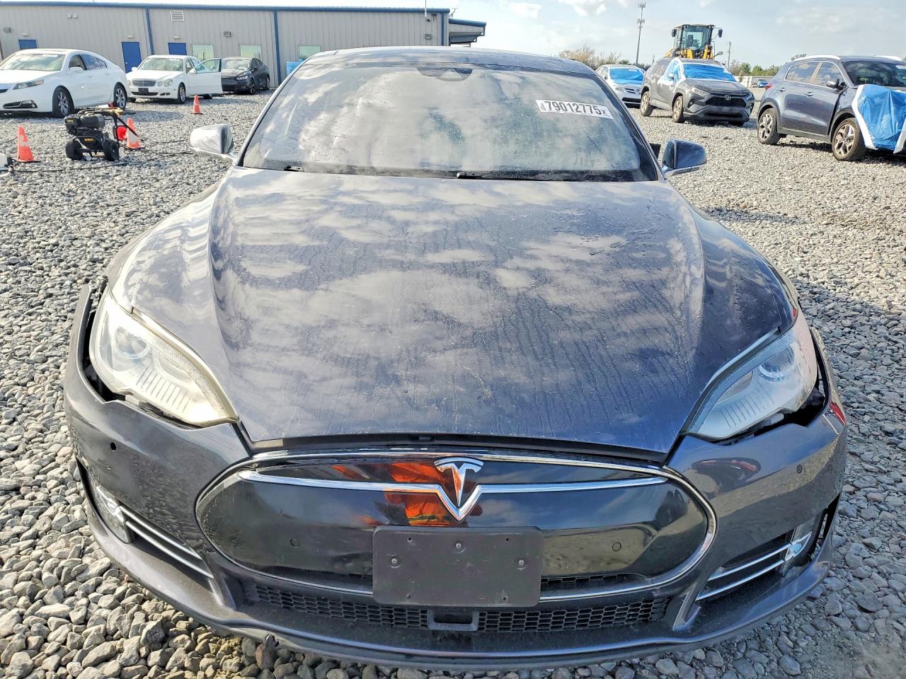 2015 Tesla Model S 60 Gray vin: 5YJSA1S11FF081165