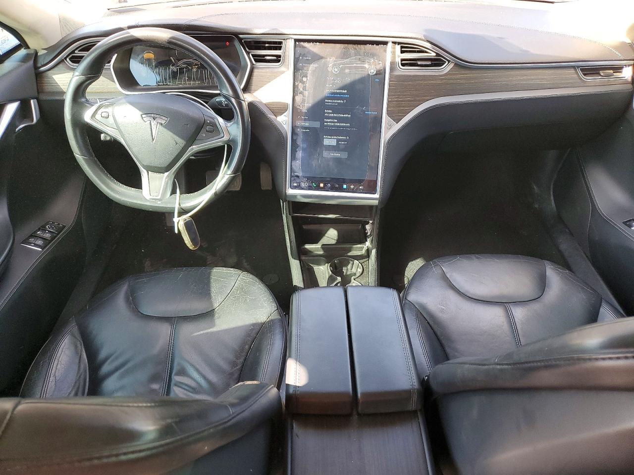 2014 Tesla Model S Brown vin: 5YJSA1S12EFP52440