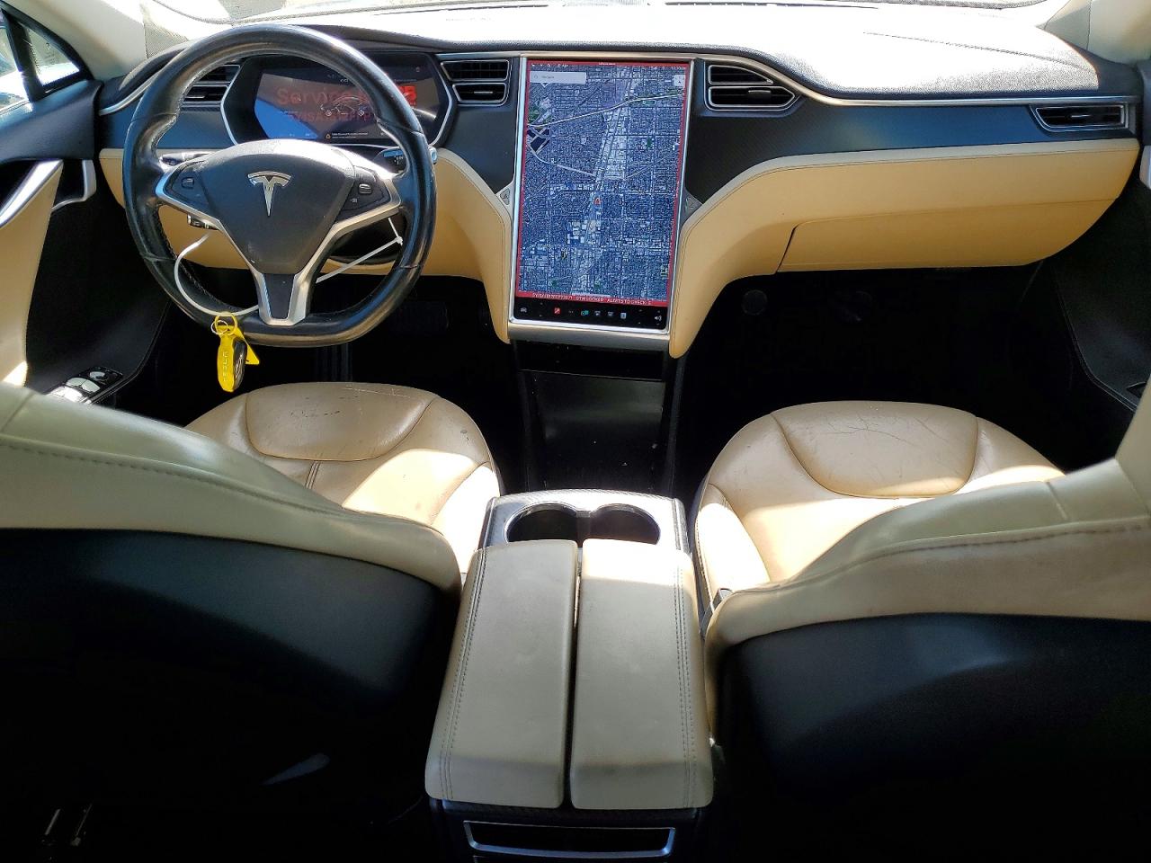 2015 Tesla Model S 60 Blue vin: 5YJSA1S12FFP73371