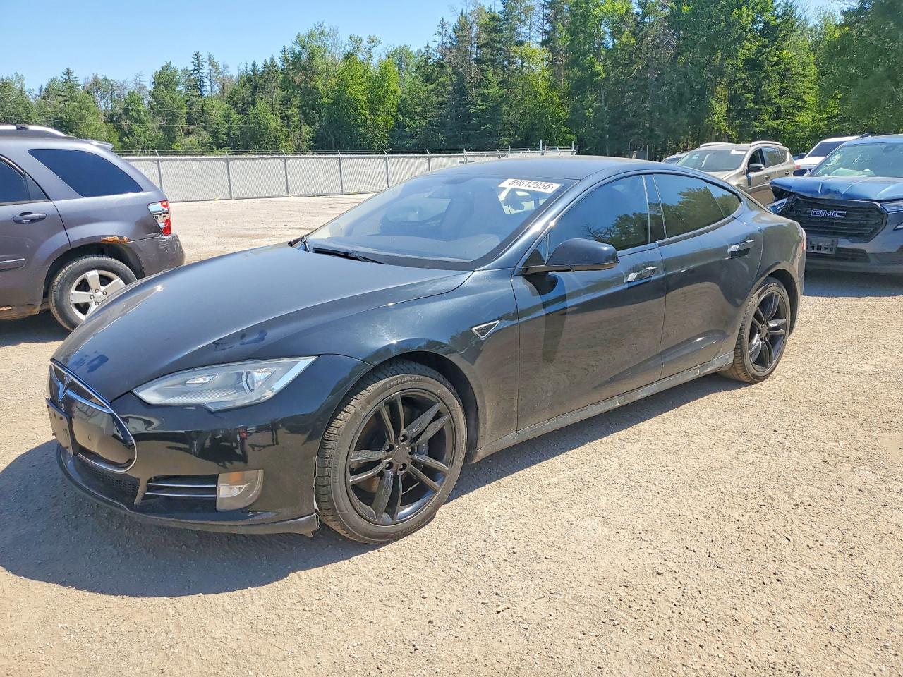 2014 Tesla Model S Black vin: 5YJSA1S15EFP38189