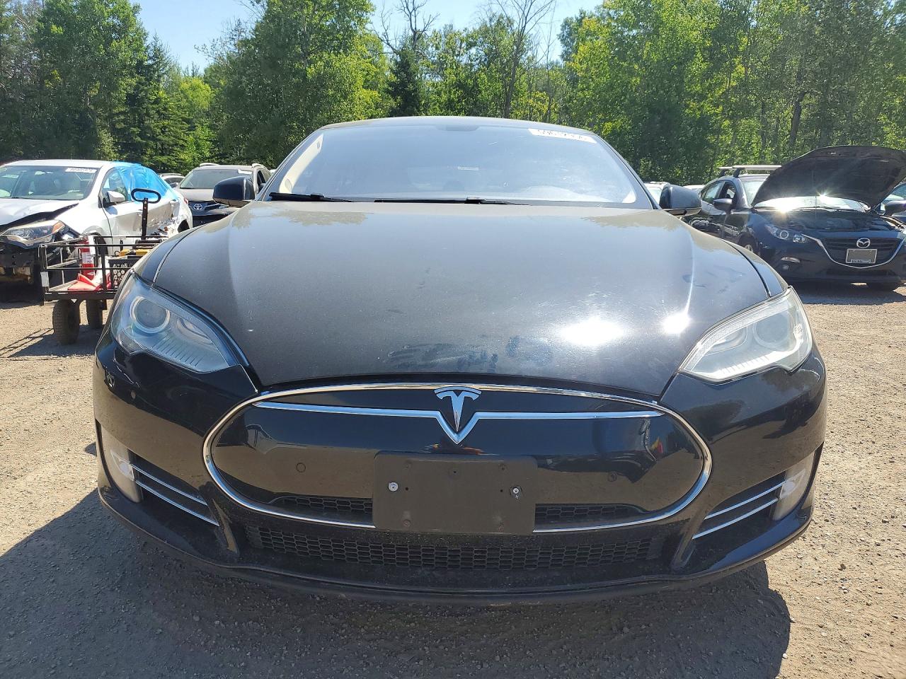 2014 Tesla Model S Black vin: 5YJSA1S15EFP38189