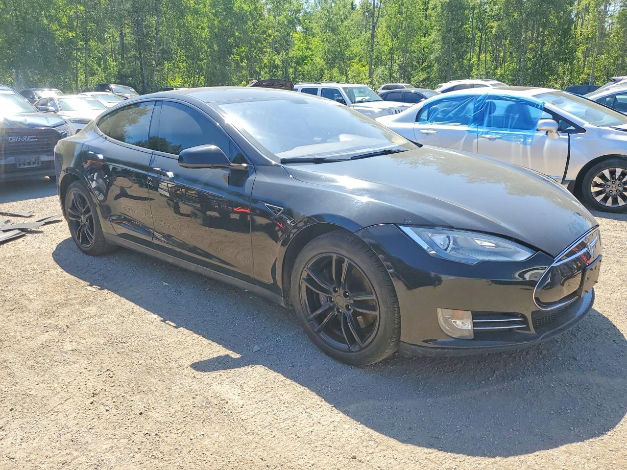 2014 Tesla Model S Black vin: 5YJSA1S15EFP38189