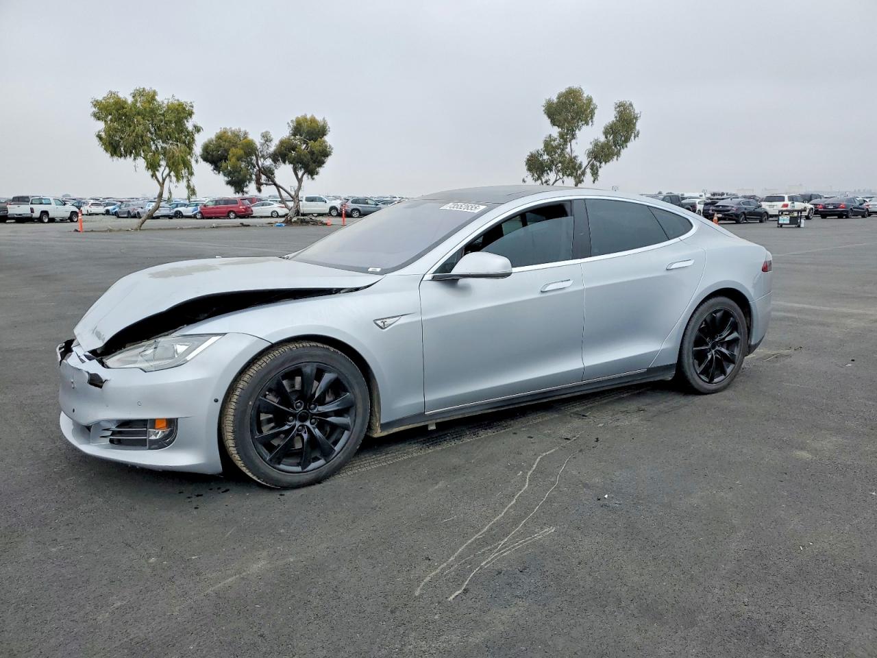2014 Tesla Model S Silver vin: 5YJSA1S17EFP33222