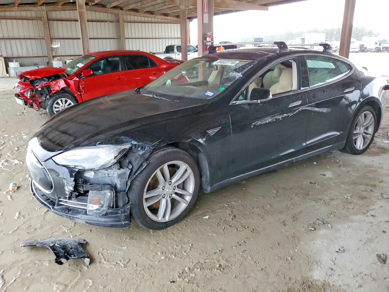 2014 Tesla Model S Black vin: 5YJSA1S18EFP32872
