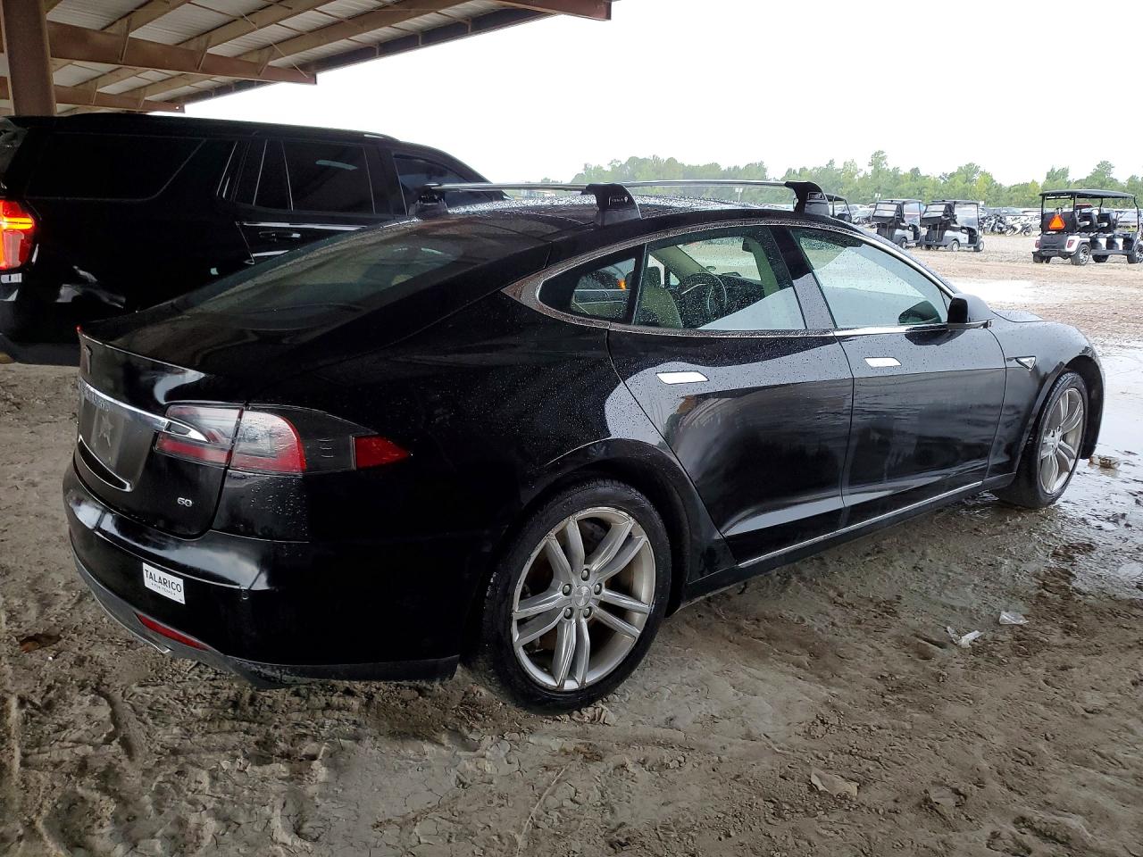 2014 Tesla Model S Black vin: 5YJSA1S18EFP32872