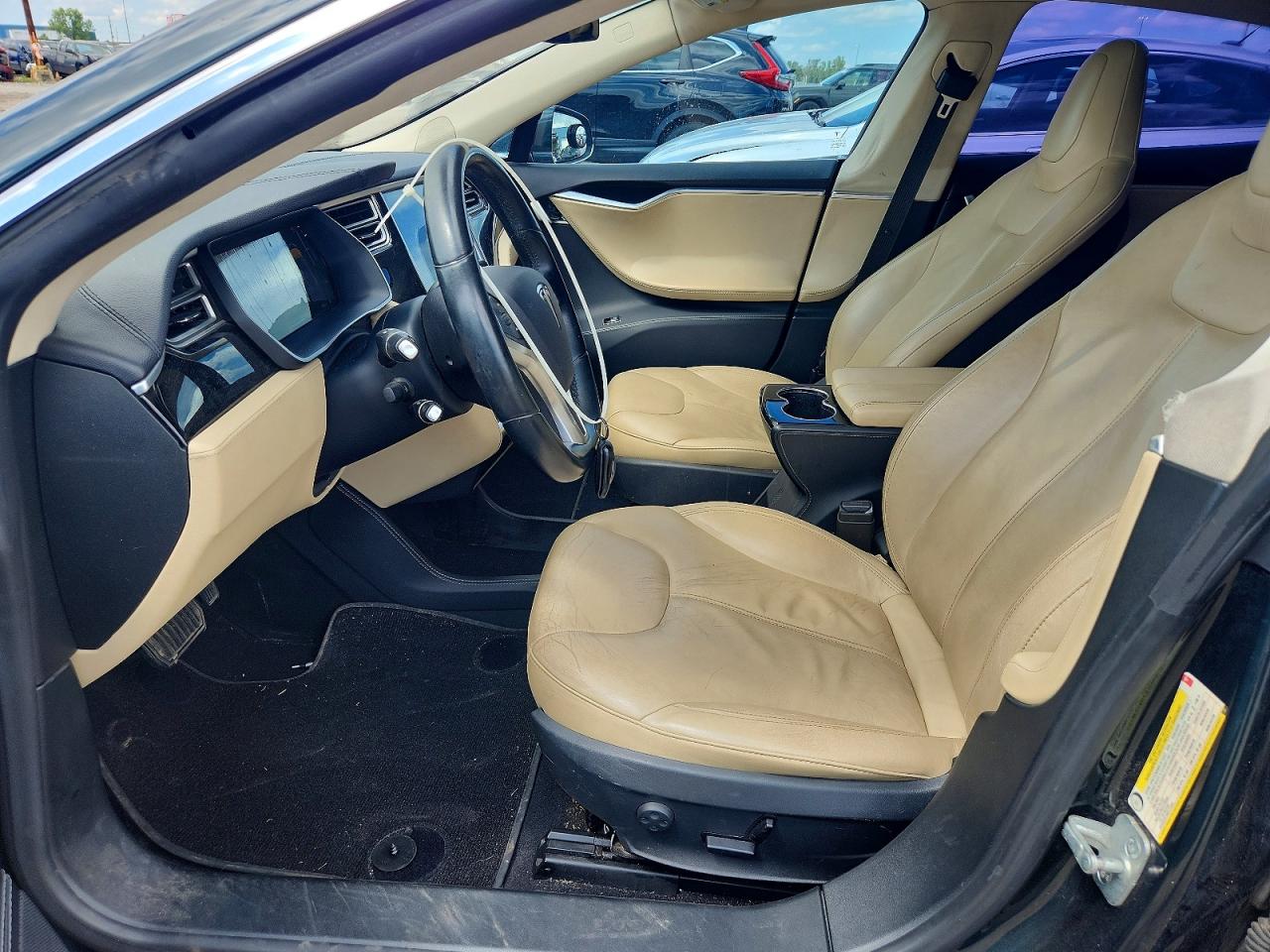 2014 Tesla Model S Green vin: 5YJSA1S18EFP50997