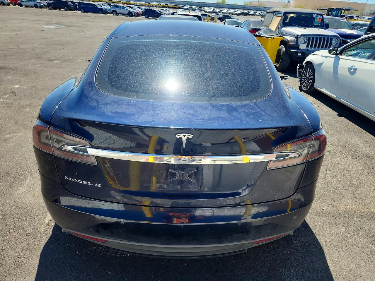 2015 Tesla Model S 60 Blue vin: 5YJSA1S1XFF080564
