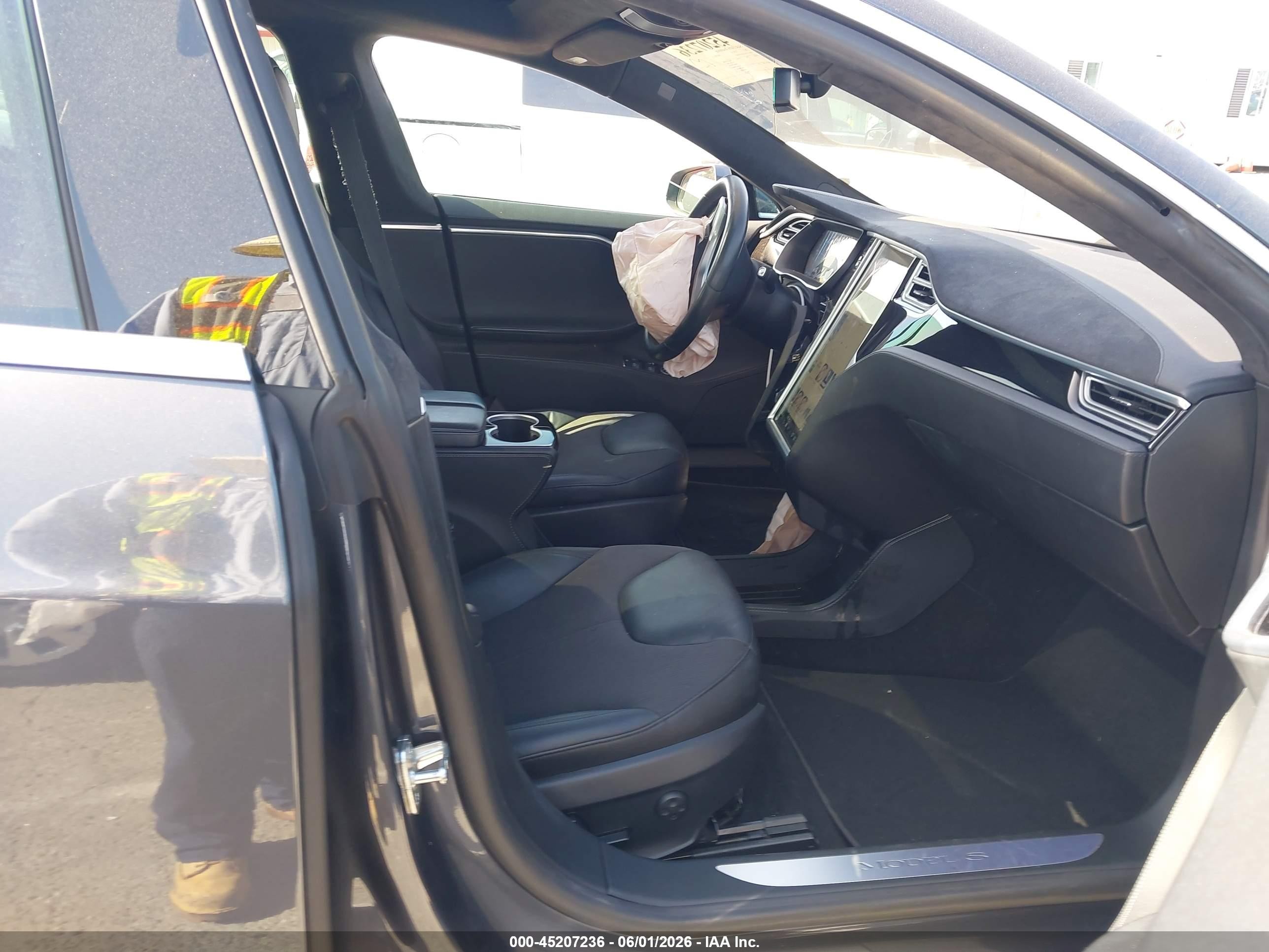 2015 Tesla Model S 60/70/85 Gray vin: 5YJSA1S1XFF099695