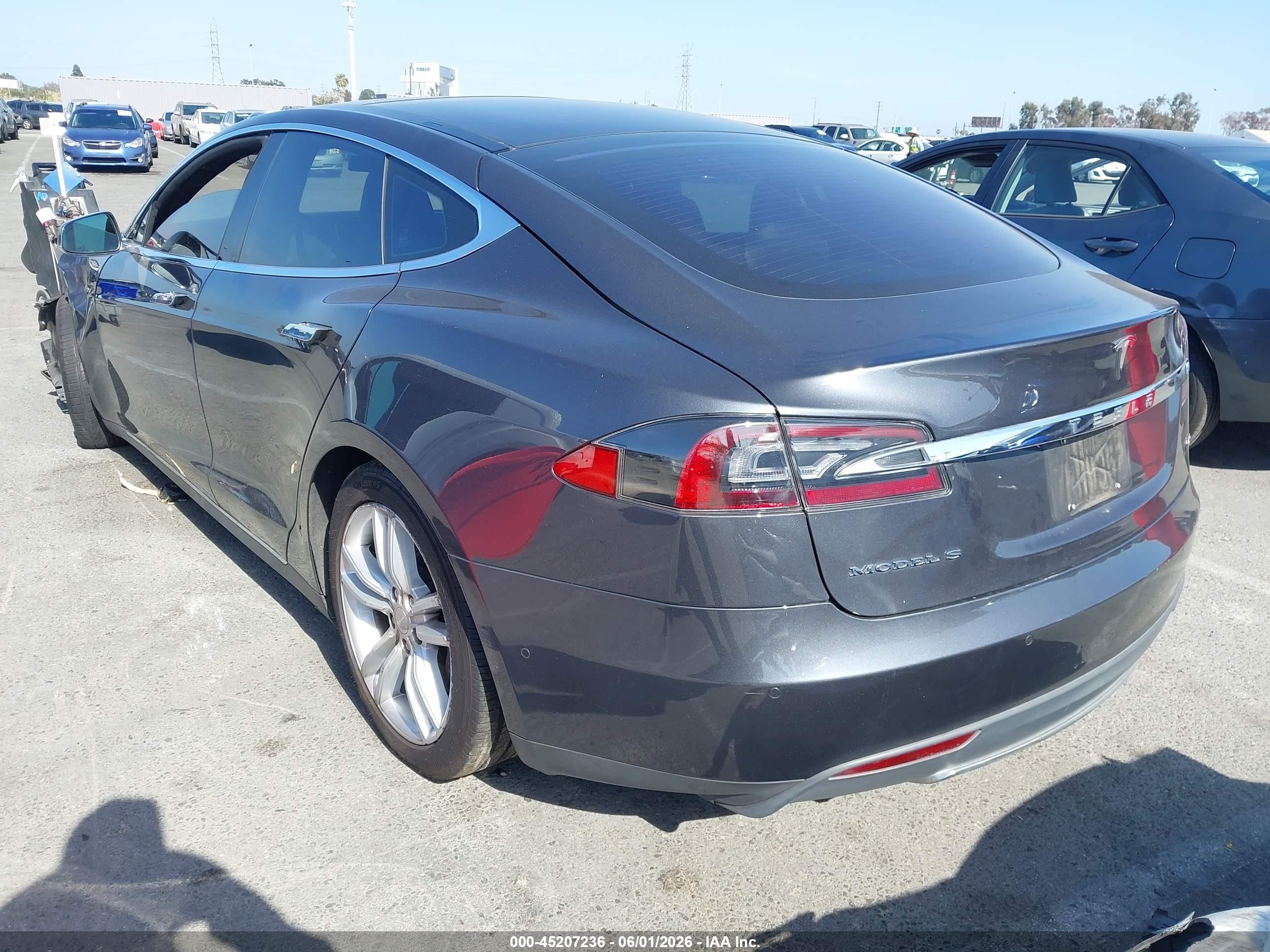 2015 Tesla Model S 60/70/85 Gray vin: 5YJSA1S1XFF099695