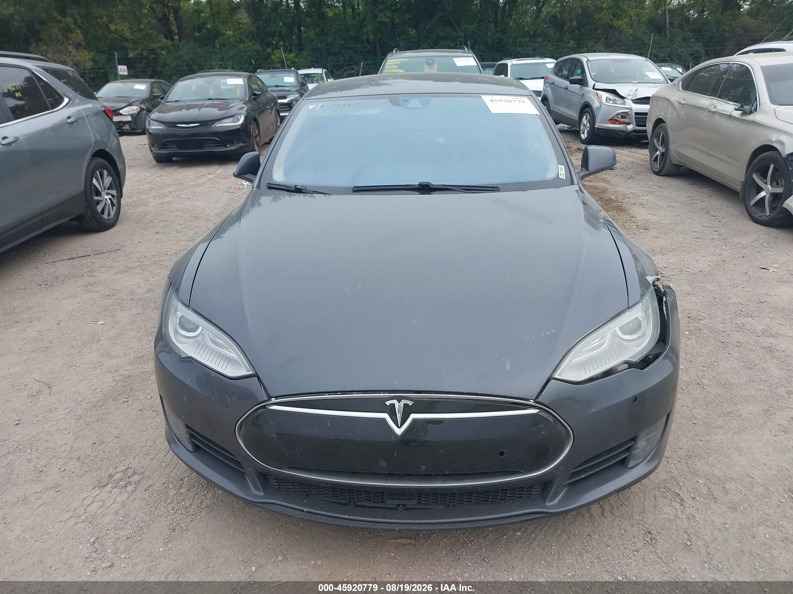 2015 Tesla Model S 70d/85d/p85d Gray vin: 5YJSA1S20FF087919