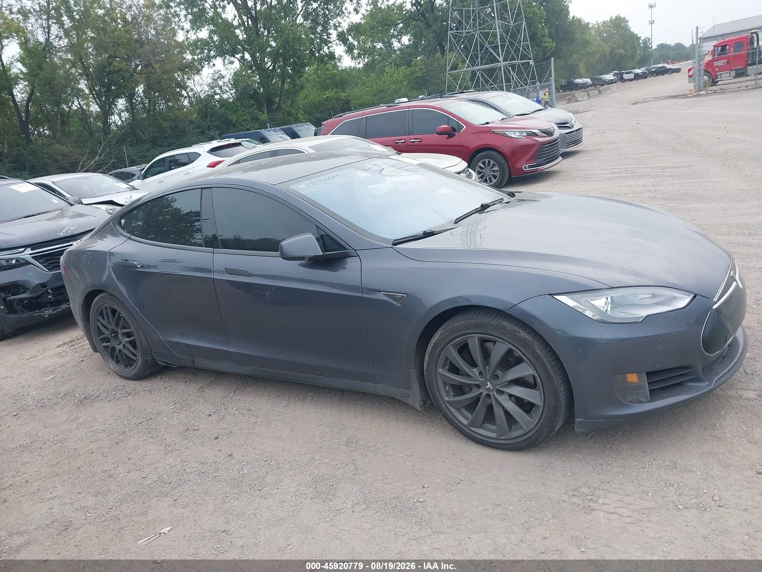 2015 Tesla Model S 70d/85d/p85d Gray vin: 5YJSA1S20FF087919