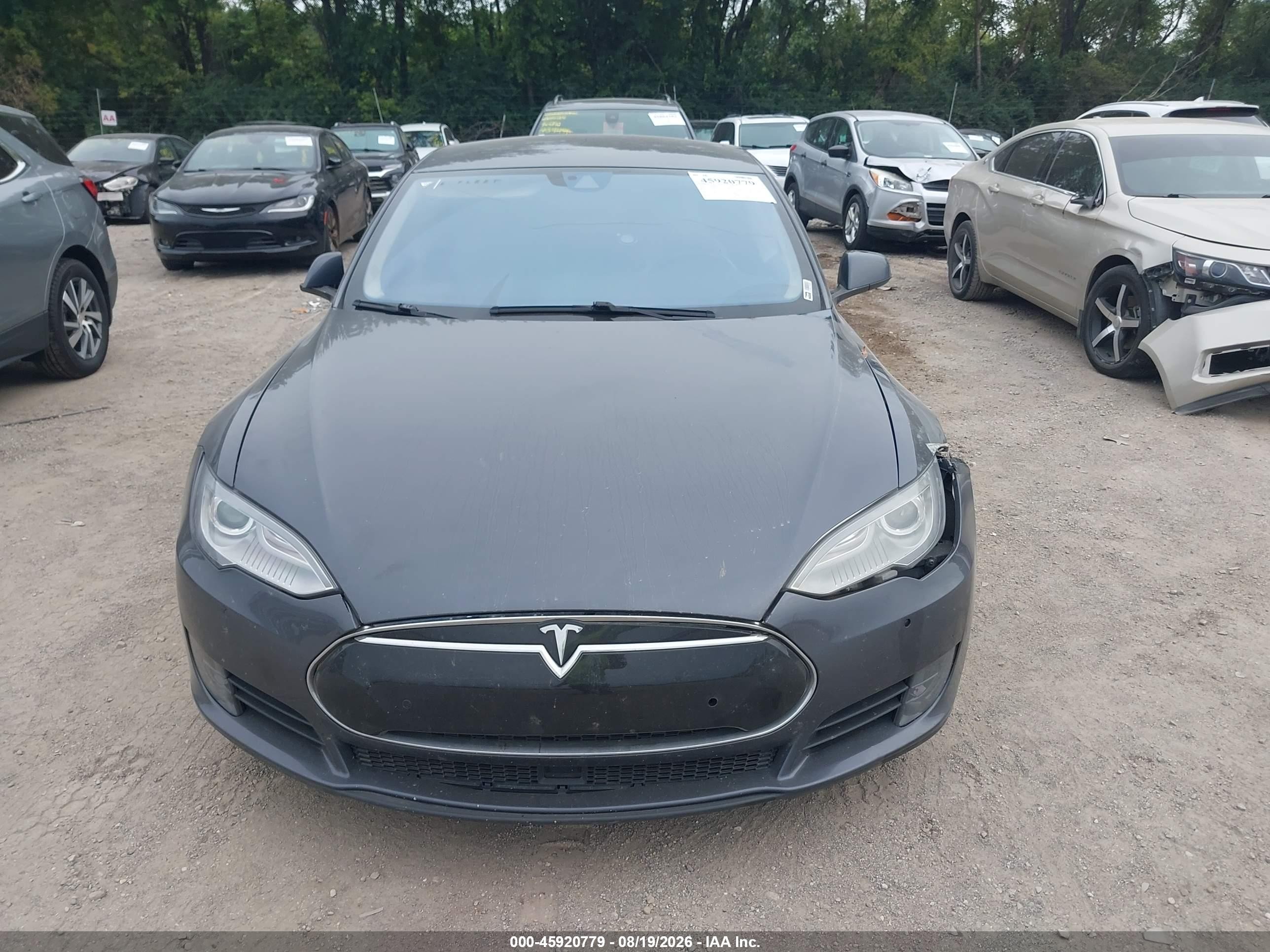 2015 Tesla Model S 70d/85d/p85d Gray vin: 5YJSA1S20FF087919