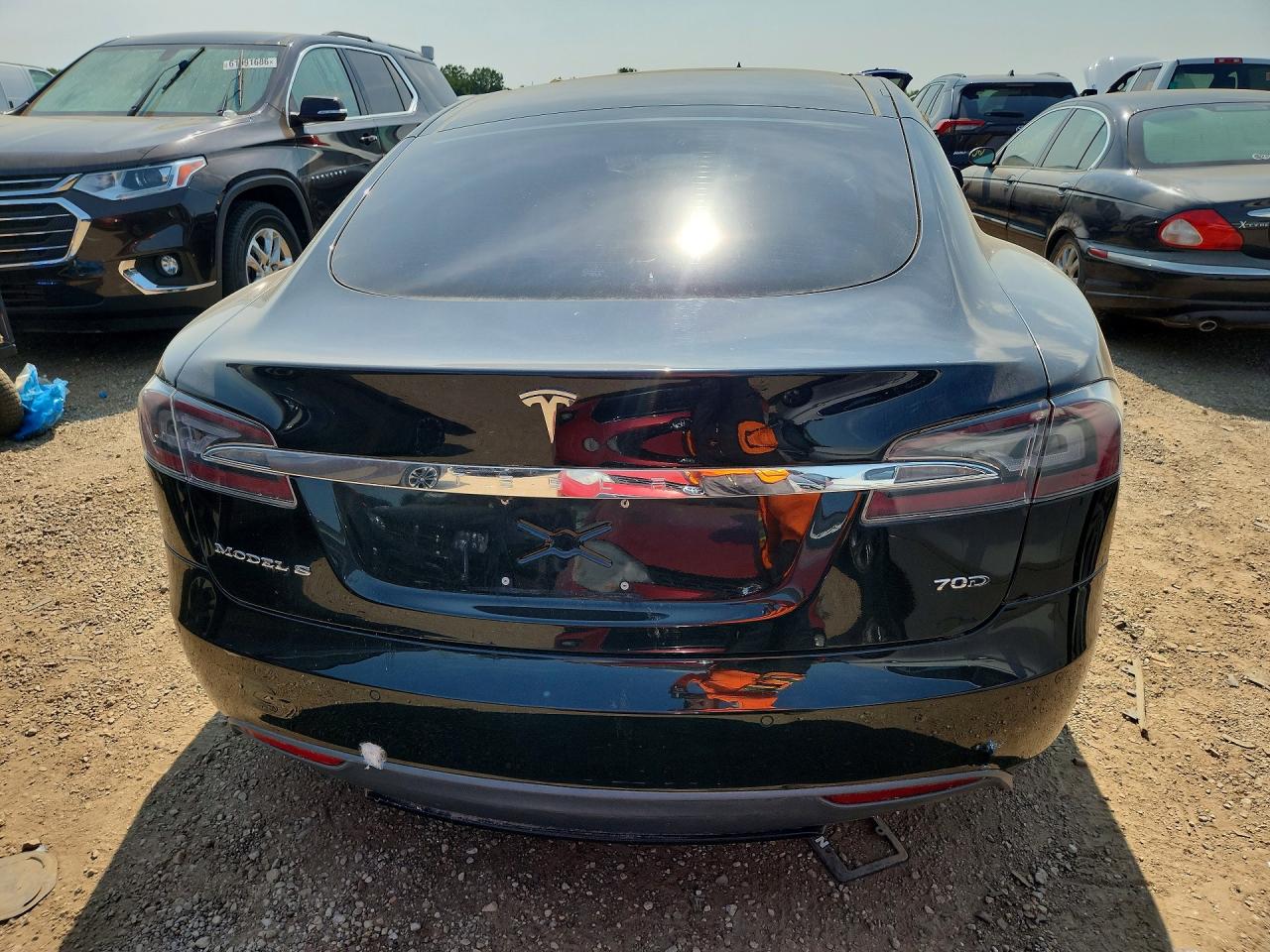 2015 Tesla Model S 70d Black vin: 5YJSA1S23FF088028
