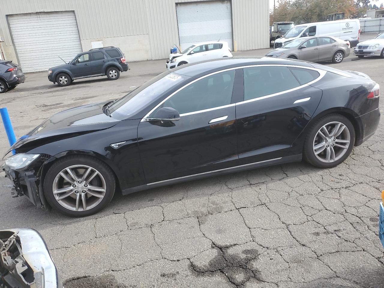 2015 Tesla Model S 70d Black vin: 5YJSA1S23FF096100