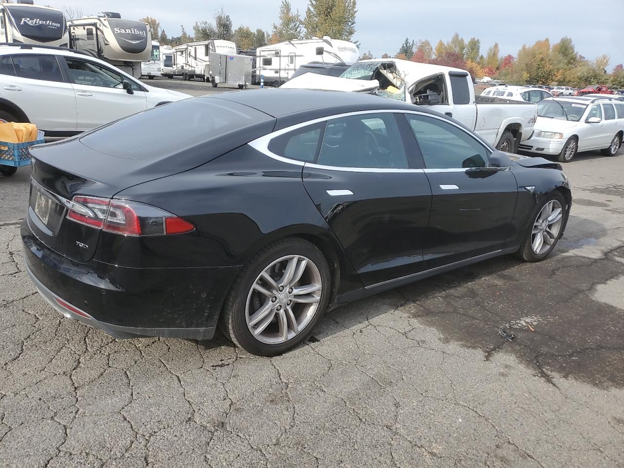 2015 Tesla Model S 70d Black vin: 5YJSA1S23FF096100