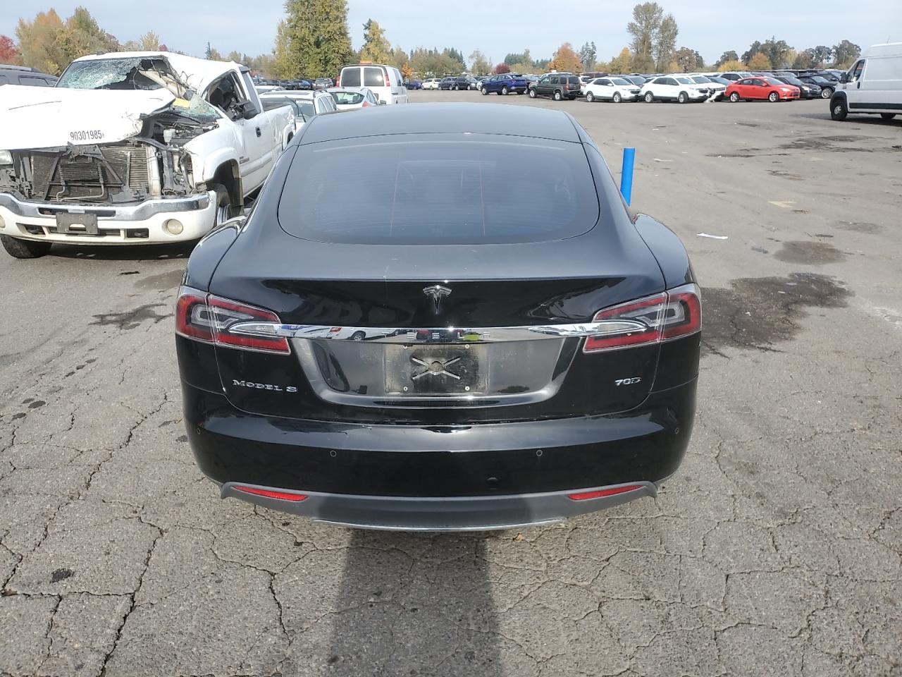 2015 Tesla Model S 70d Black vin: 5YJSA1S23FF096100