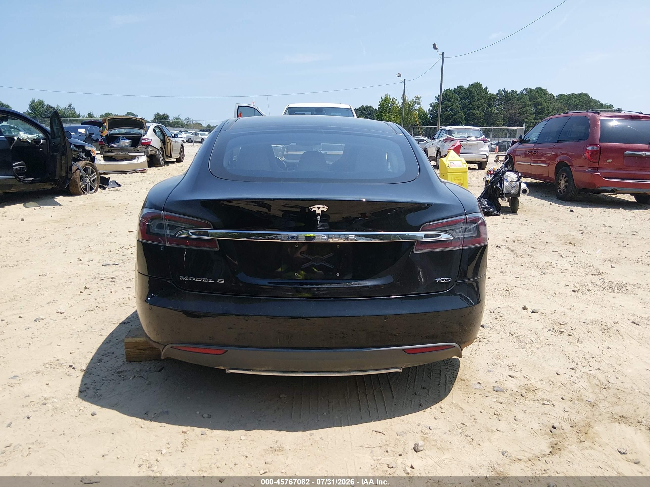 2015 Tesla Model S 70d/85d/p85d Black vin: 5YJSA1S26FF083132