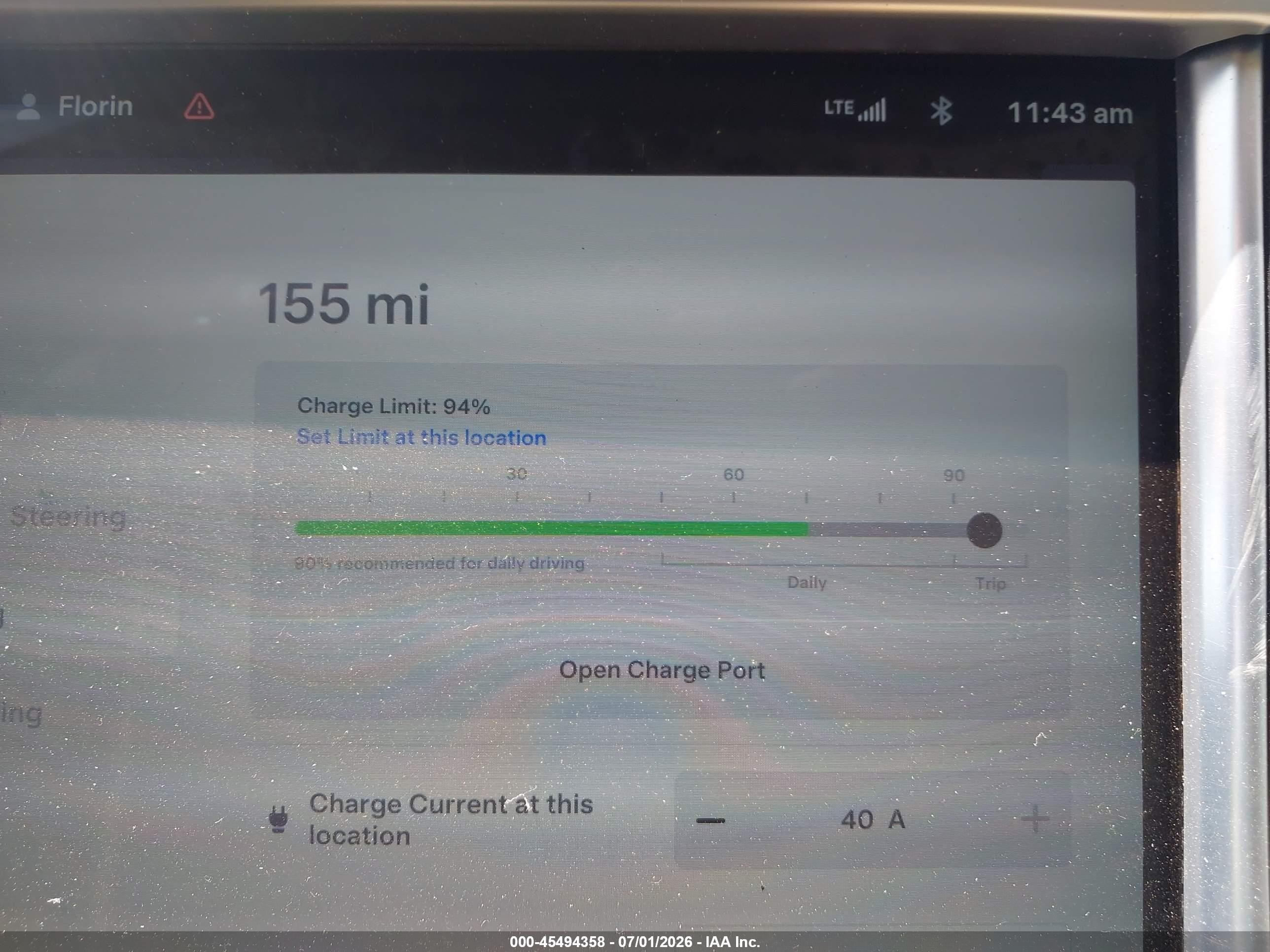 2015 Tesla Model S 70d/85d/p85d Синий vin: 5YJSA1S26FF090839