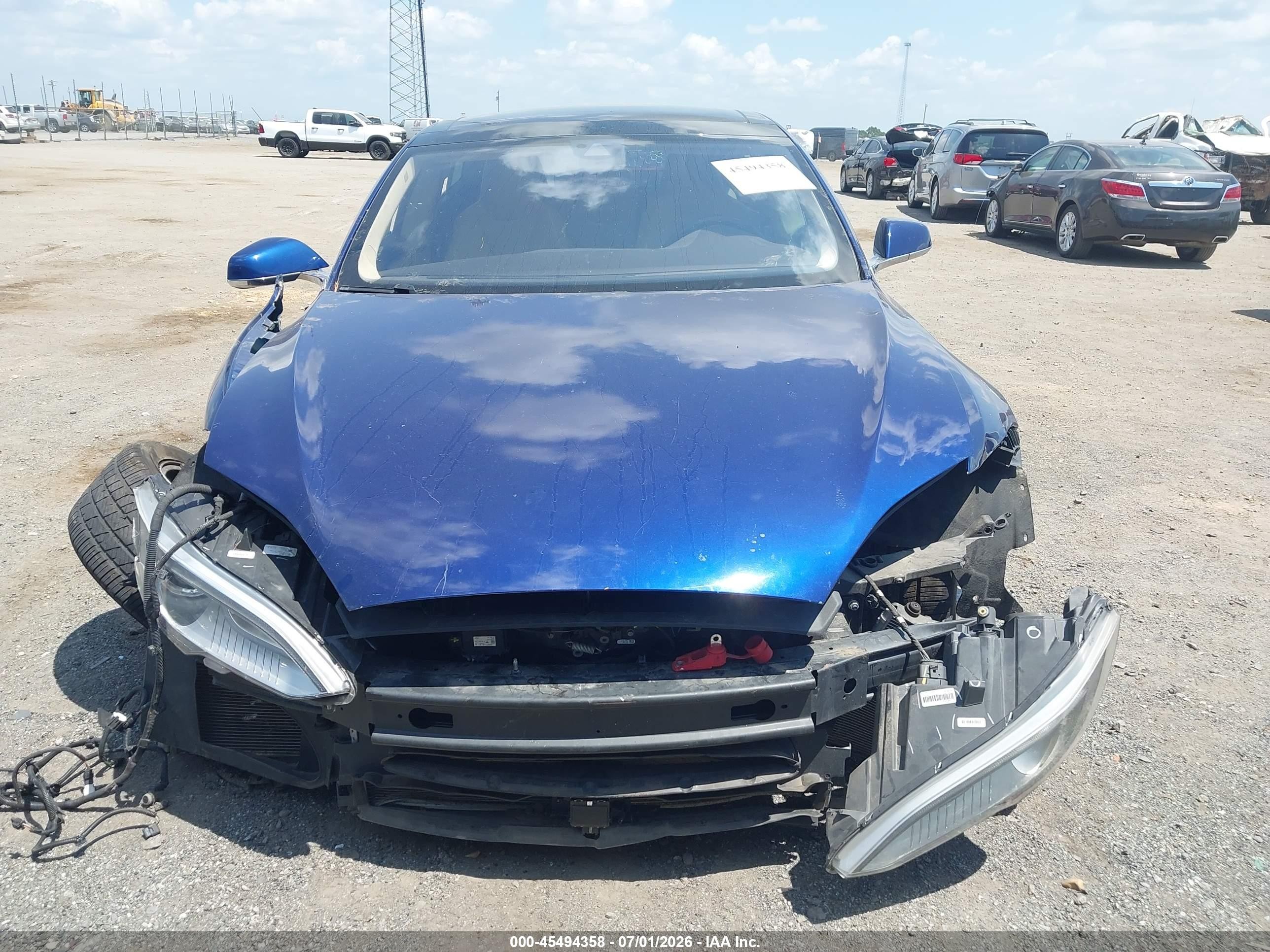 2015 Tesla Model S 70d/85d/p85d Синий vin: 5YJSA1S26FF090839