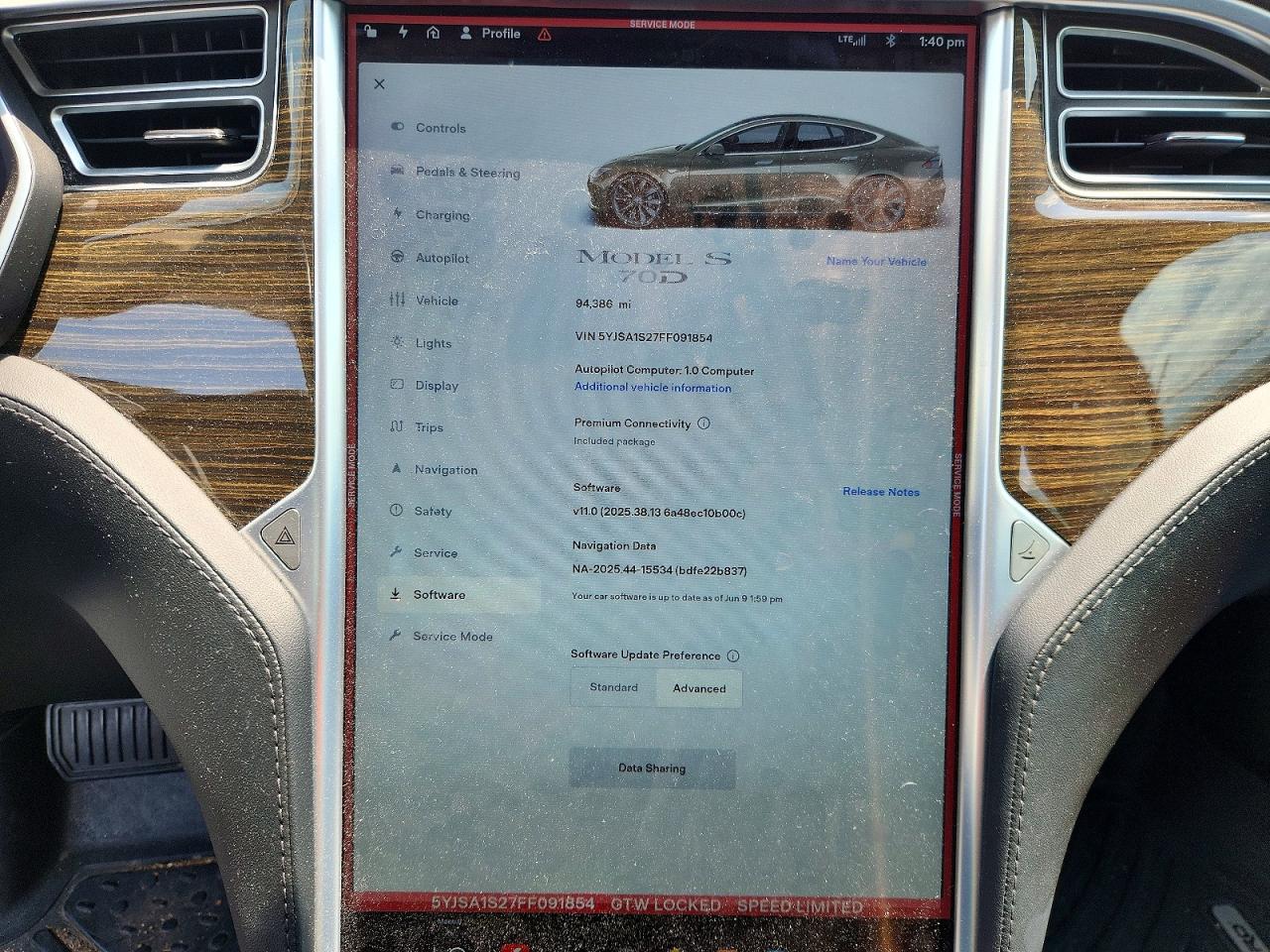 2015 Tesla Model S 70d Tan vin: 5YJSA1S27FF091854