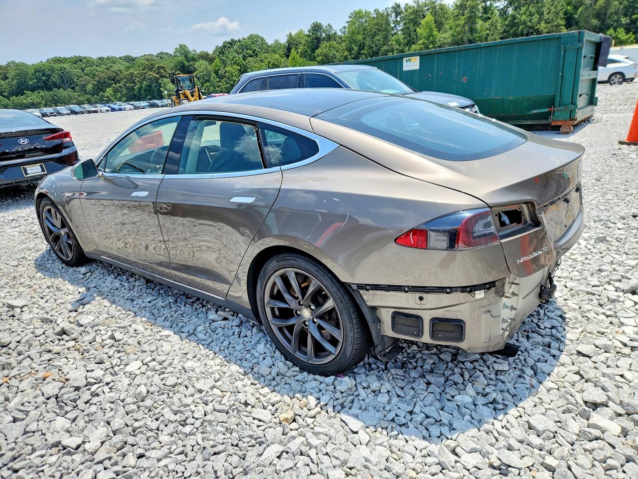 2015 Tesla Model S 70d Tan vin: 5YJSA1S27FF091854