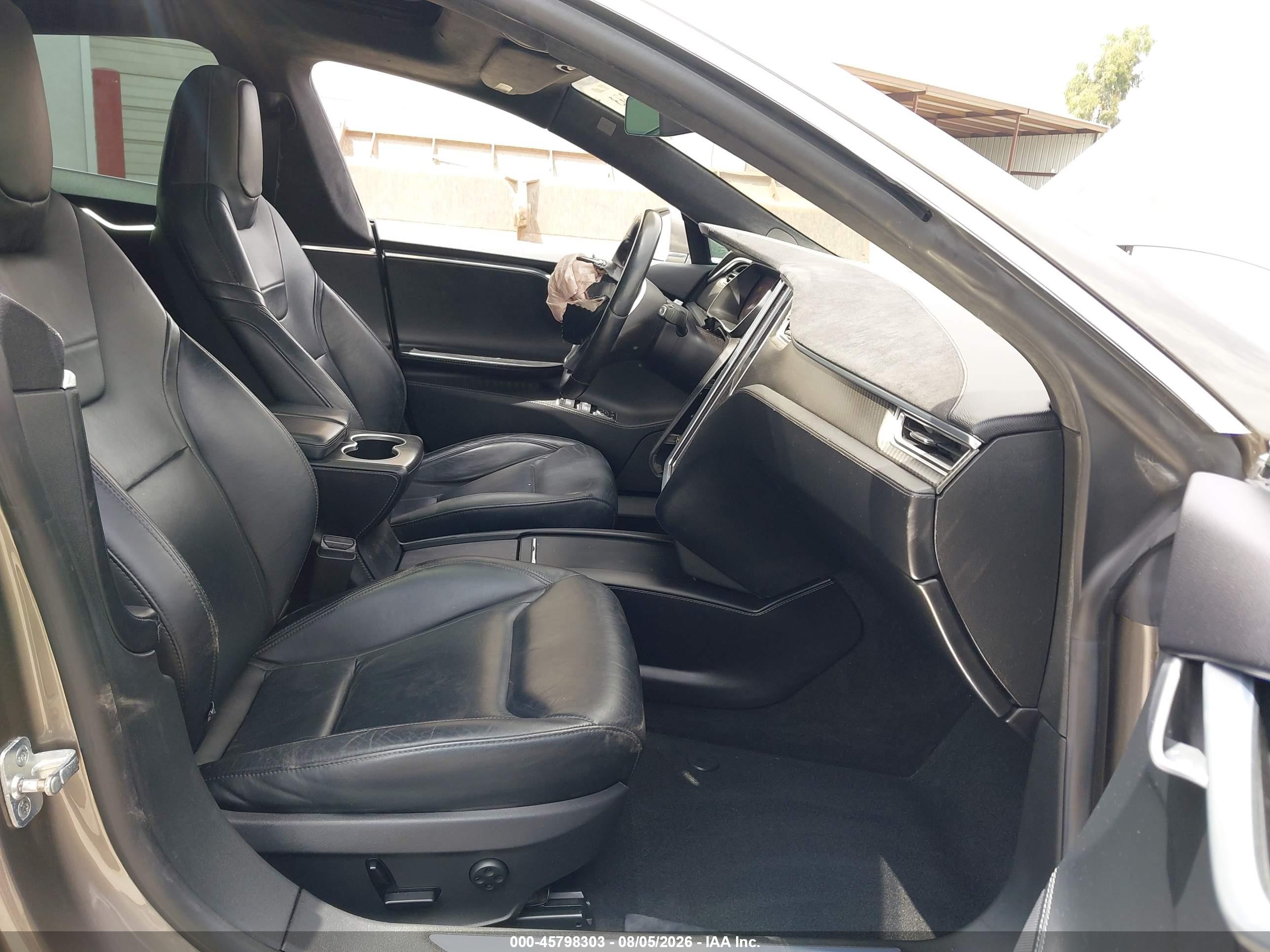 2015 Tesla Model S 70d/85d/p85d Brown vin: 5YJSA1S2XFF089242
