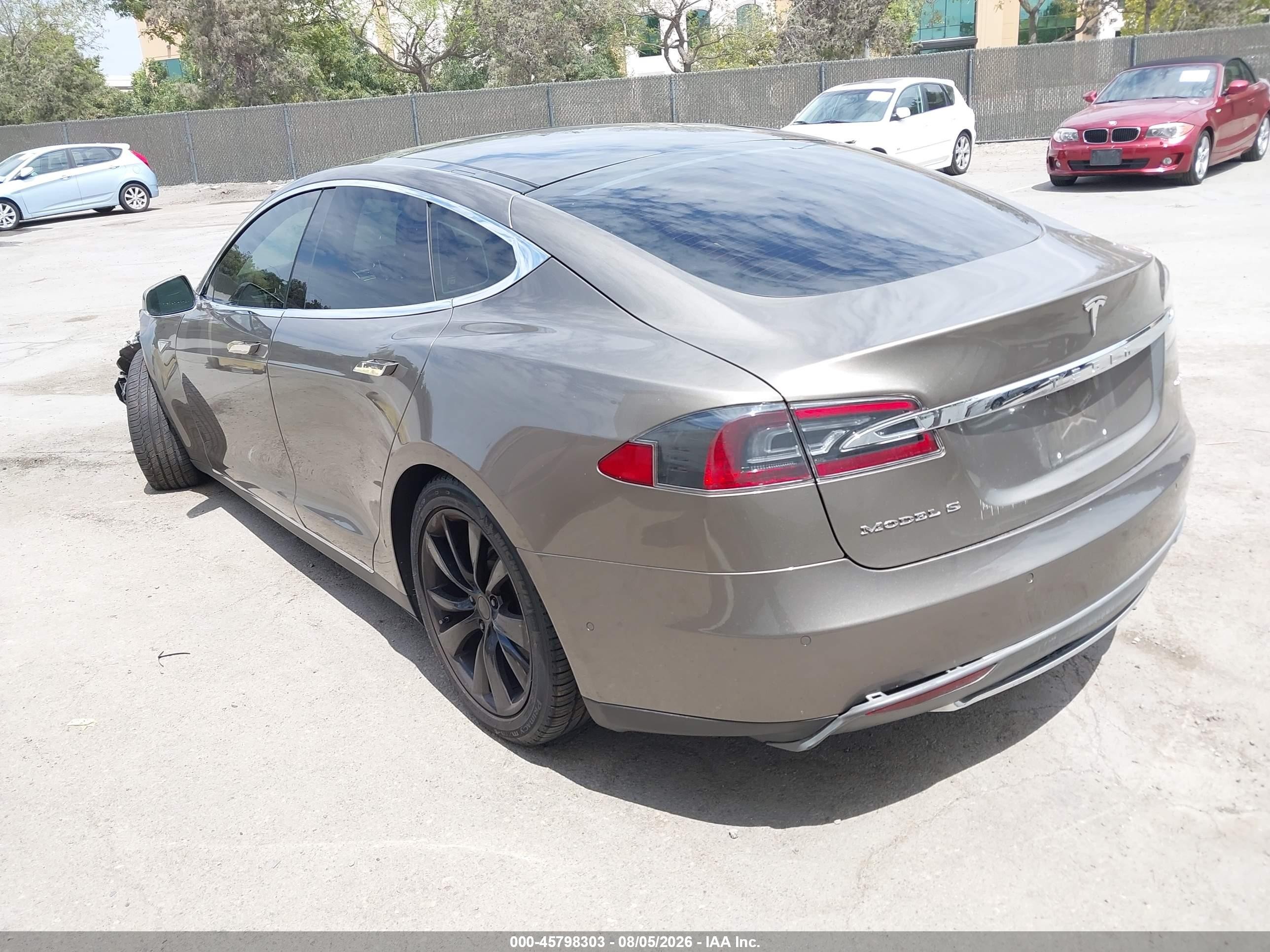 2015 Tesla Model S 70d/85d/p85d Brown vin: 5YJSA1S2XFF089242