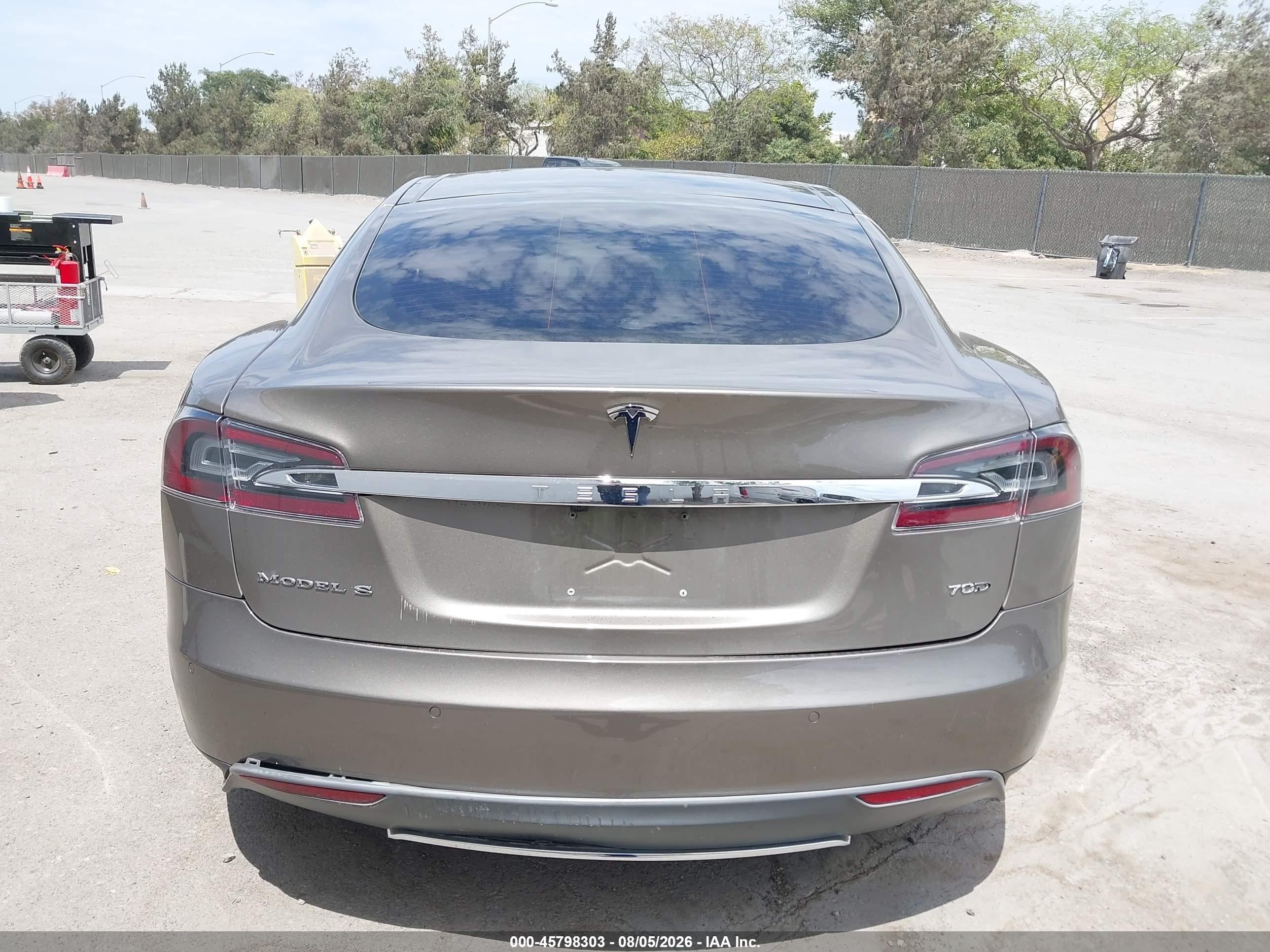 2015 Tesla Model S 70d/85d/p85d Brown vin: 5YJSA1S2XFF089242