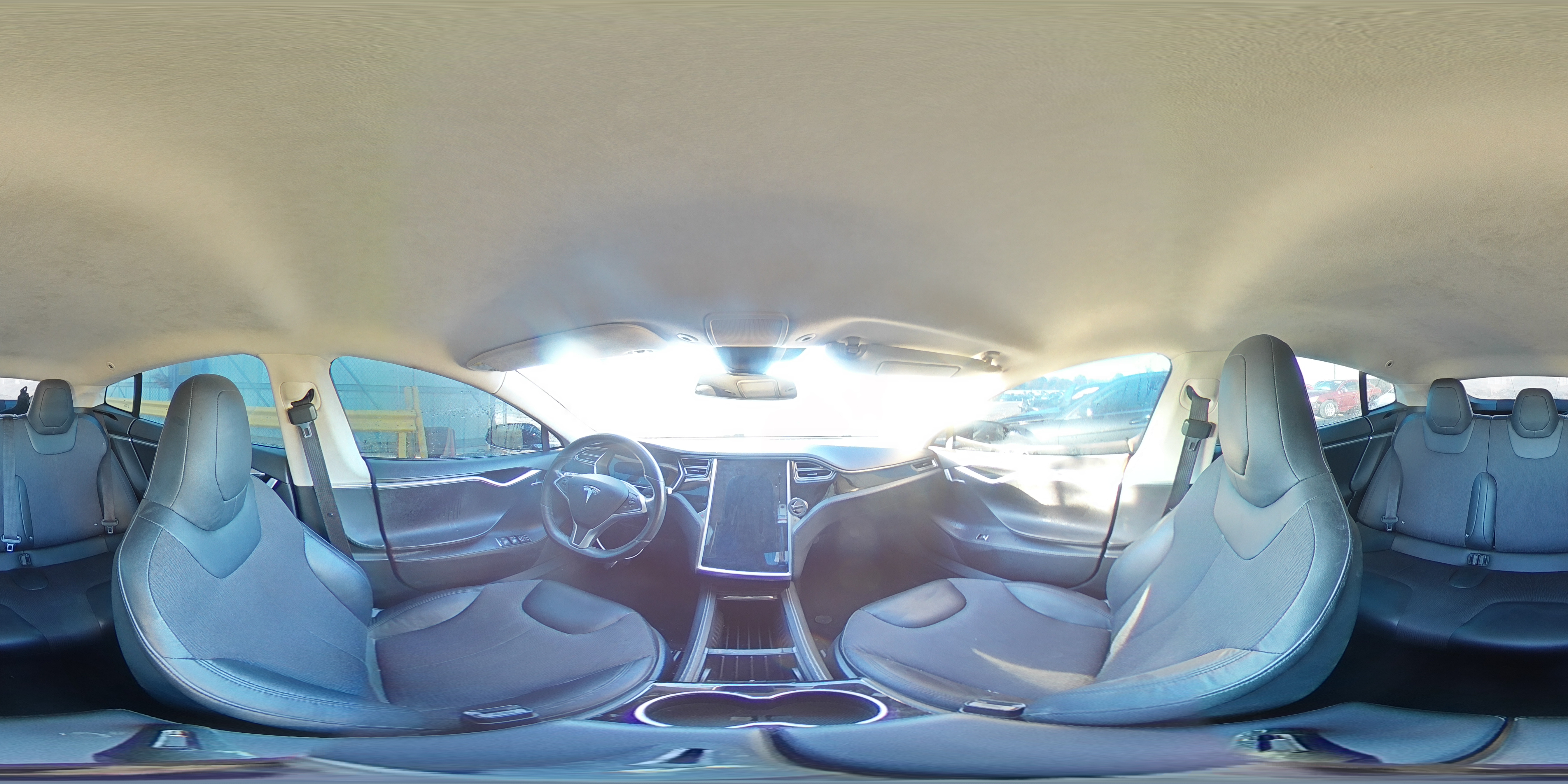 2015 Tesla Model S 90d Blue vin: 5YJSA1V27FF099092