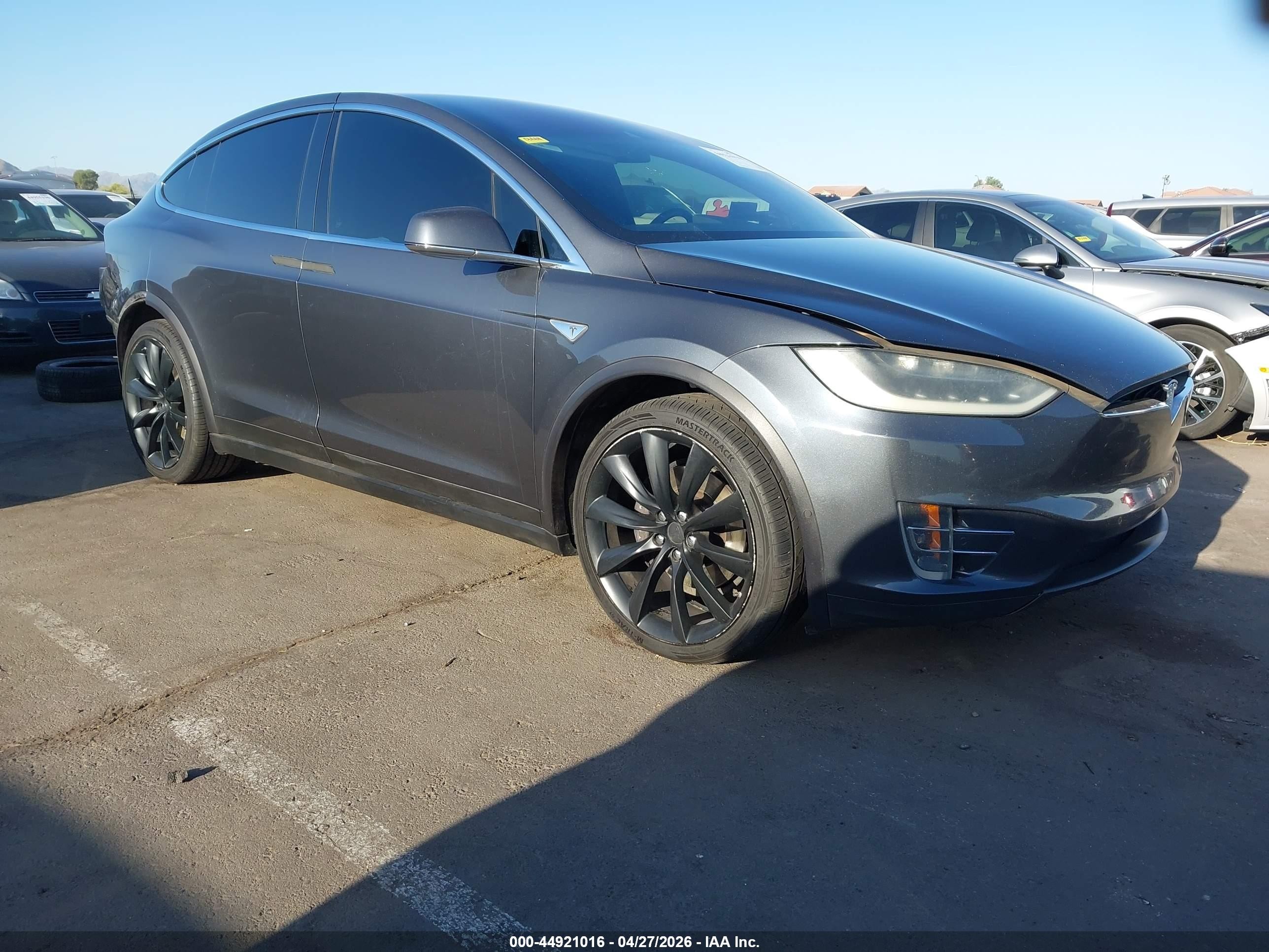 2016 Tesla Model X 60d/70d/75d/90d Black vin: 5YJXCAE26GF001929