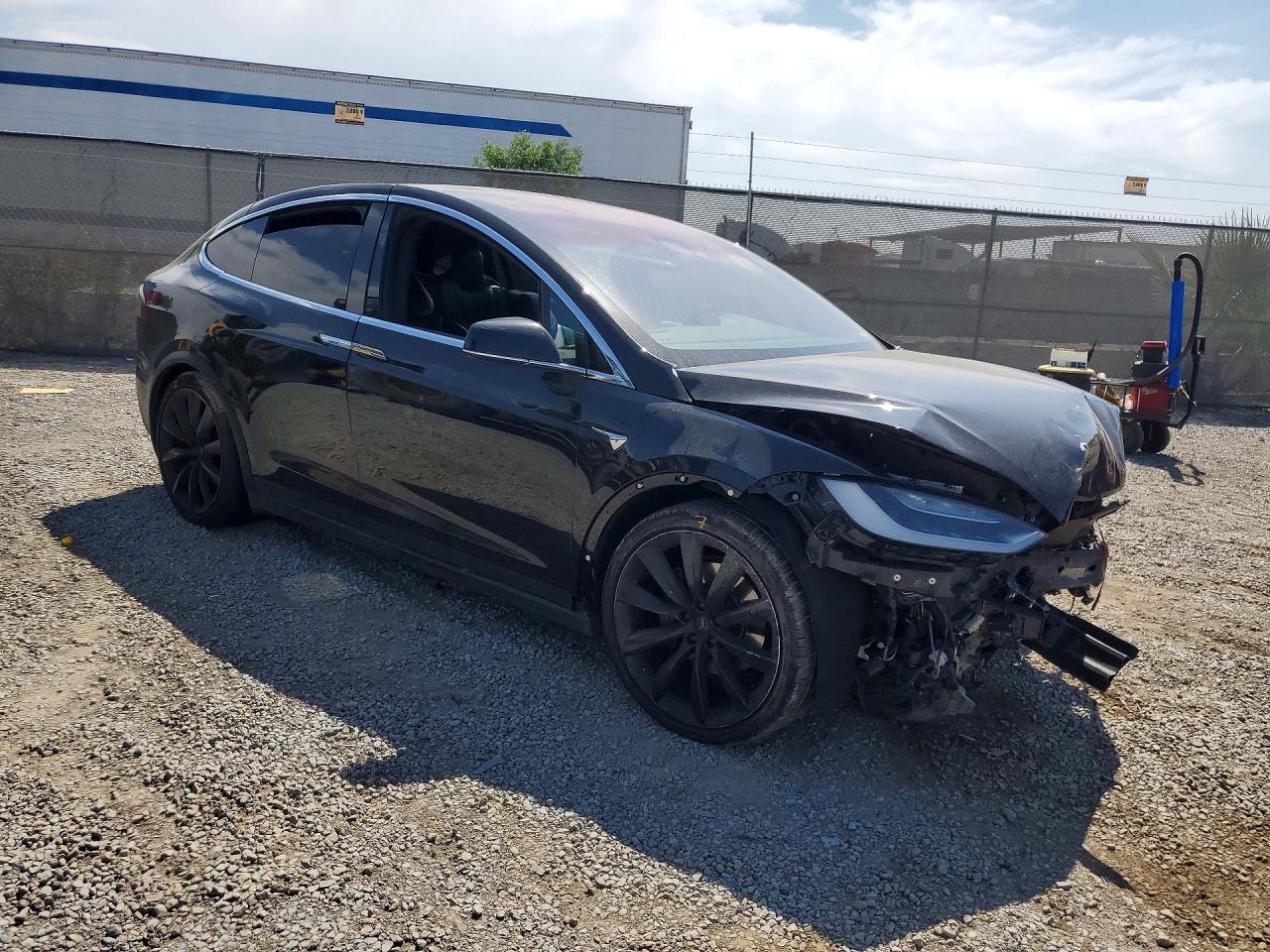 2018 Tesla Model X Black vin: 5YJXCAE29JF090919
