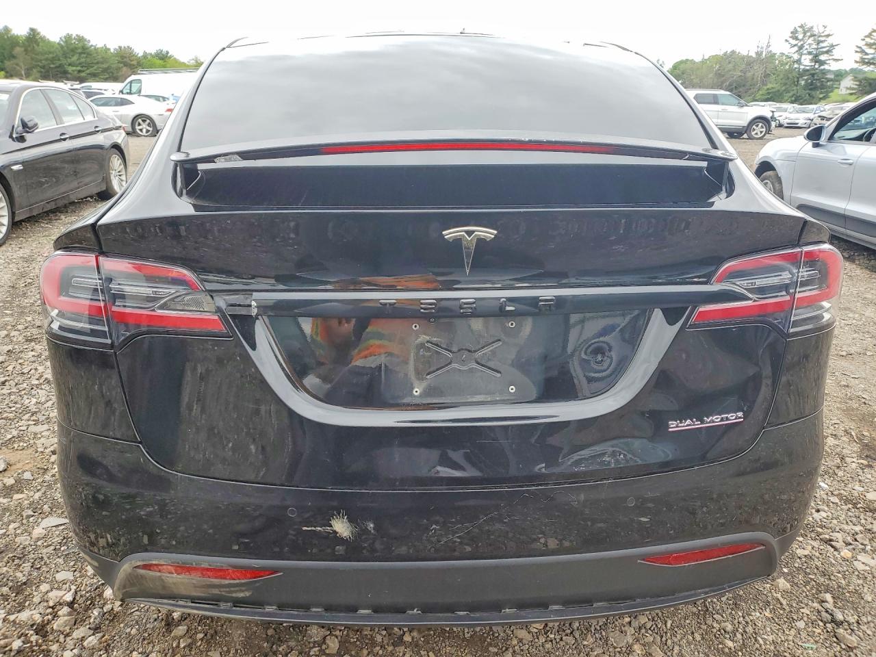 2019 Tesla Model X Black vin: 5YJXCAE49KF162396